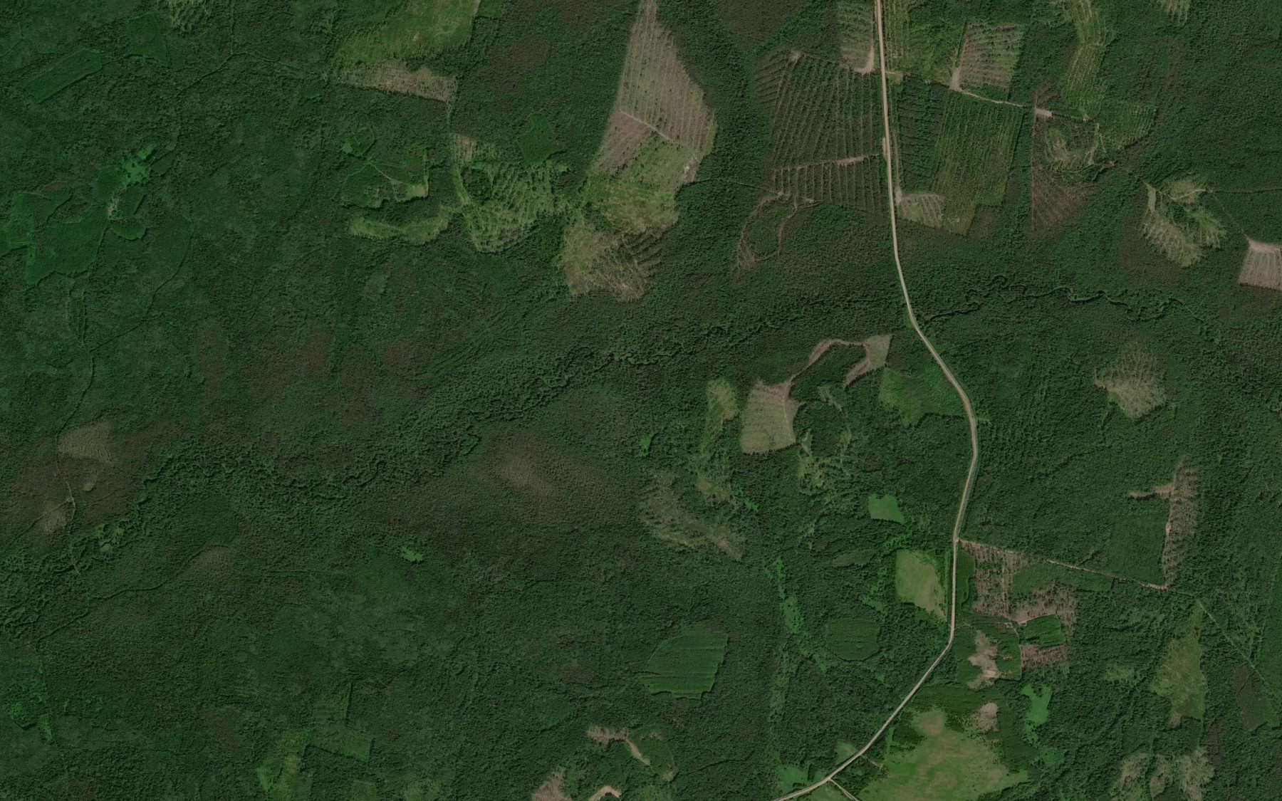 Satellite map of the Apayka