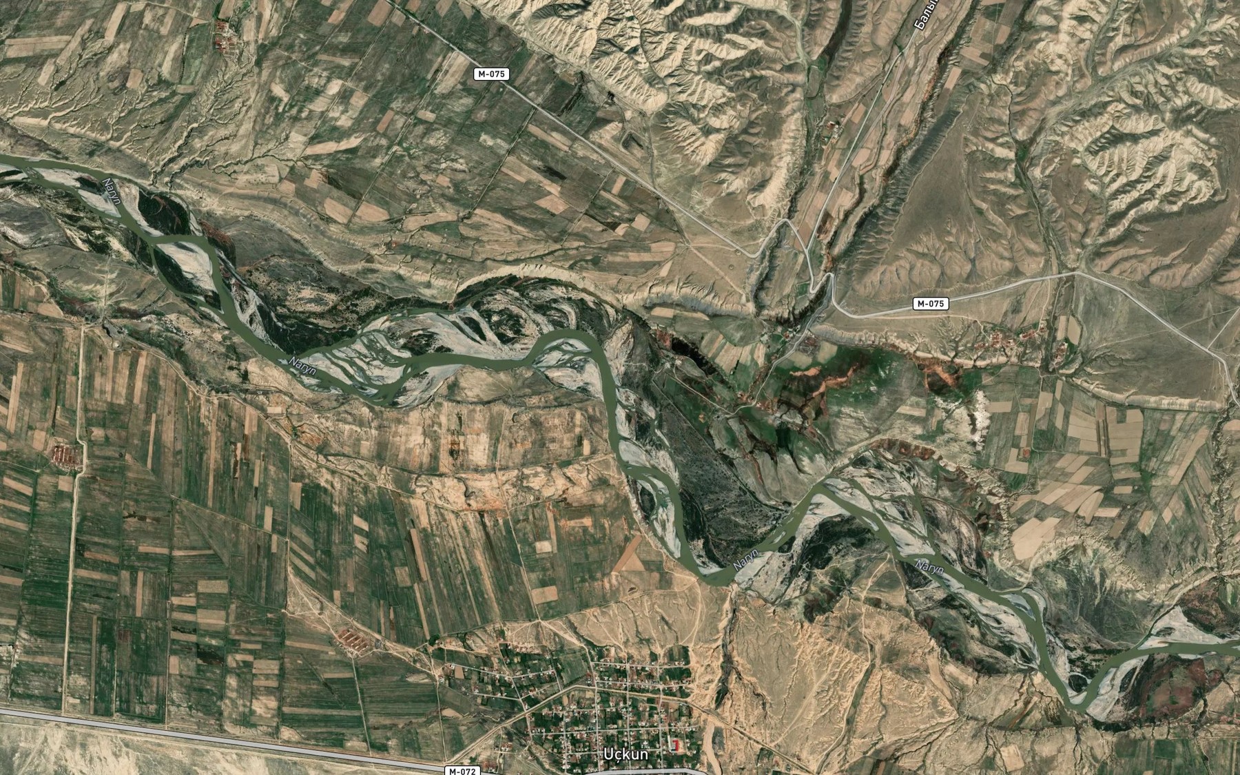 Satellite map of the Katynaryk