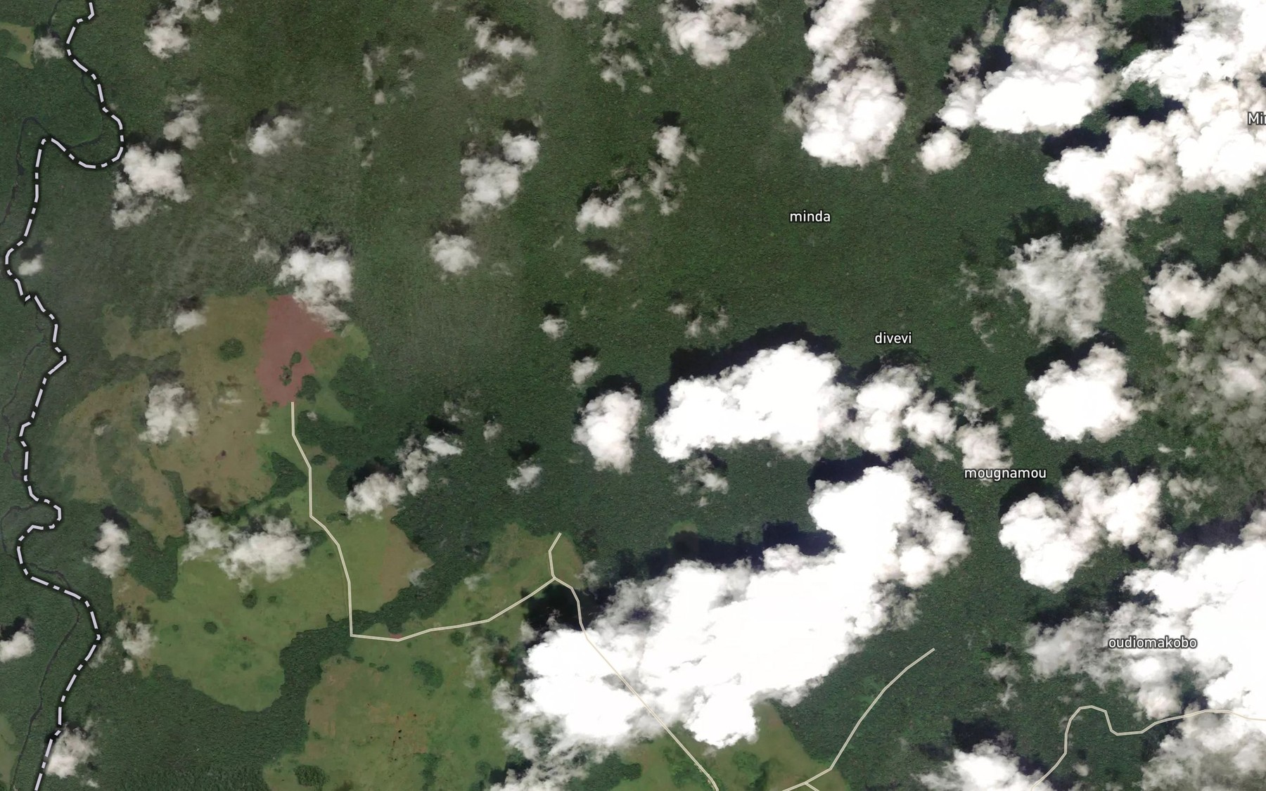 Satellite map of the Lombi