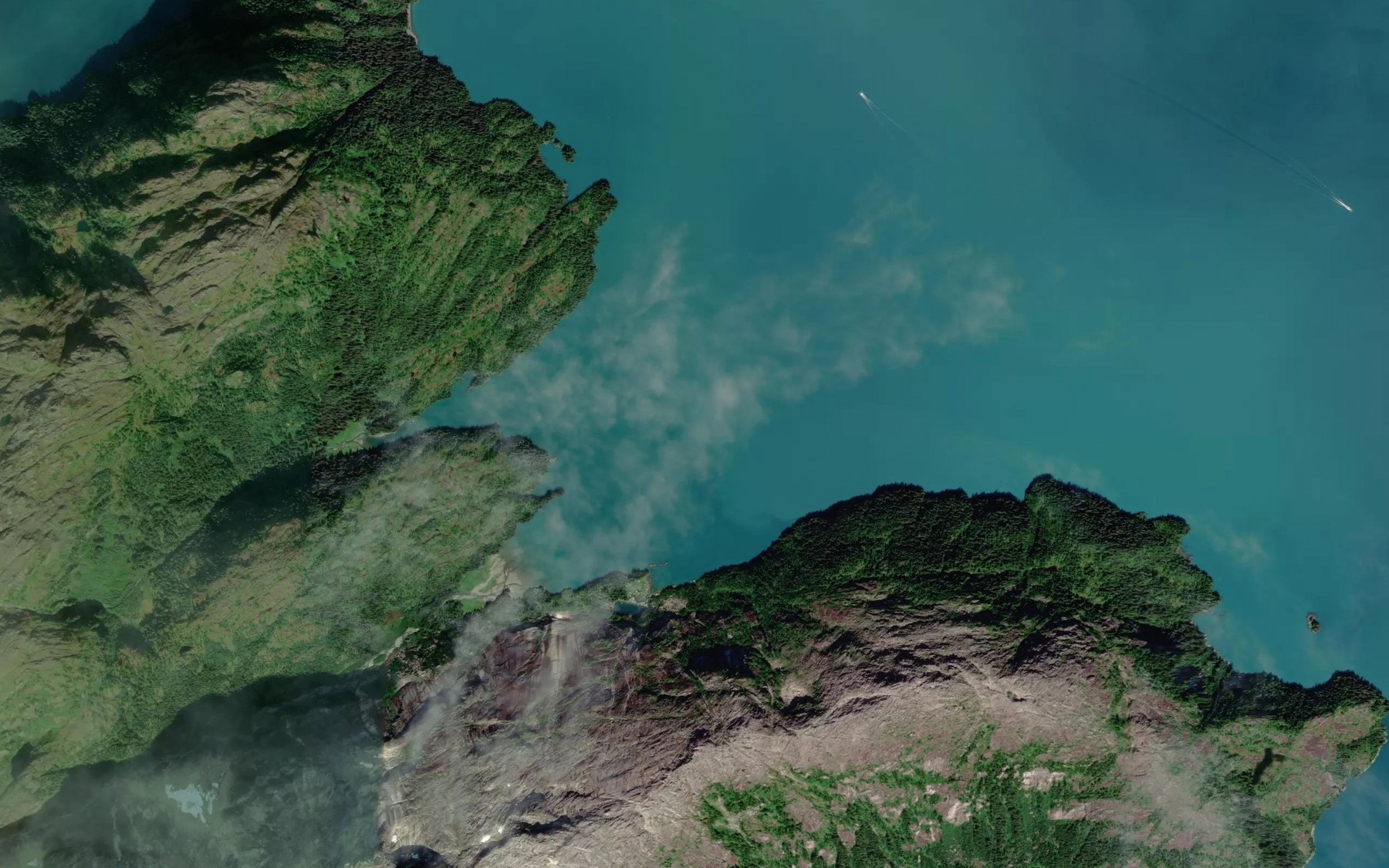 Satellite map of the Greystone Bay