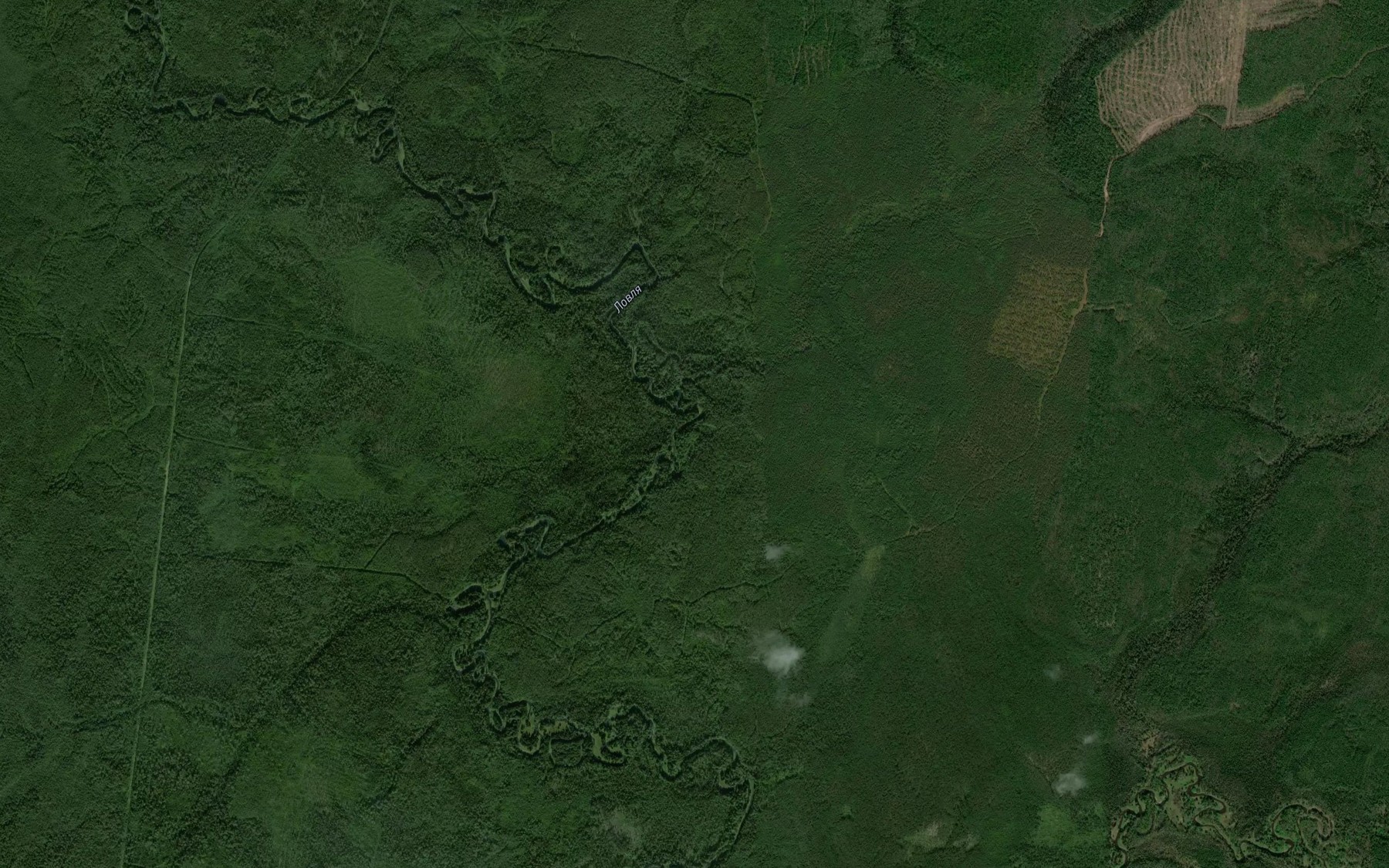 Satellite map of the Vozhrel'