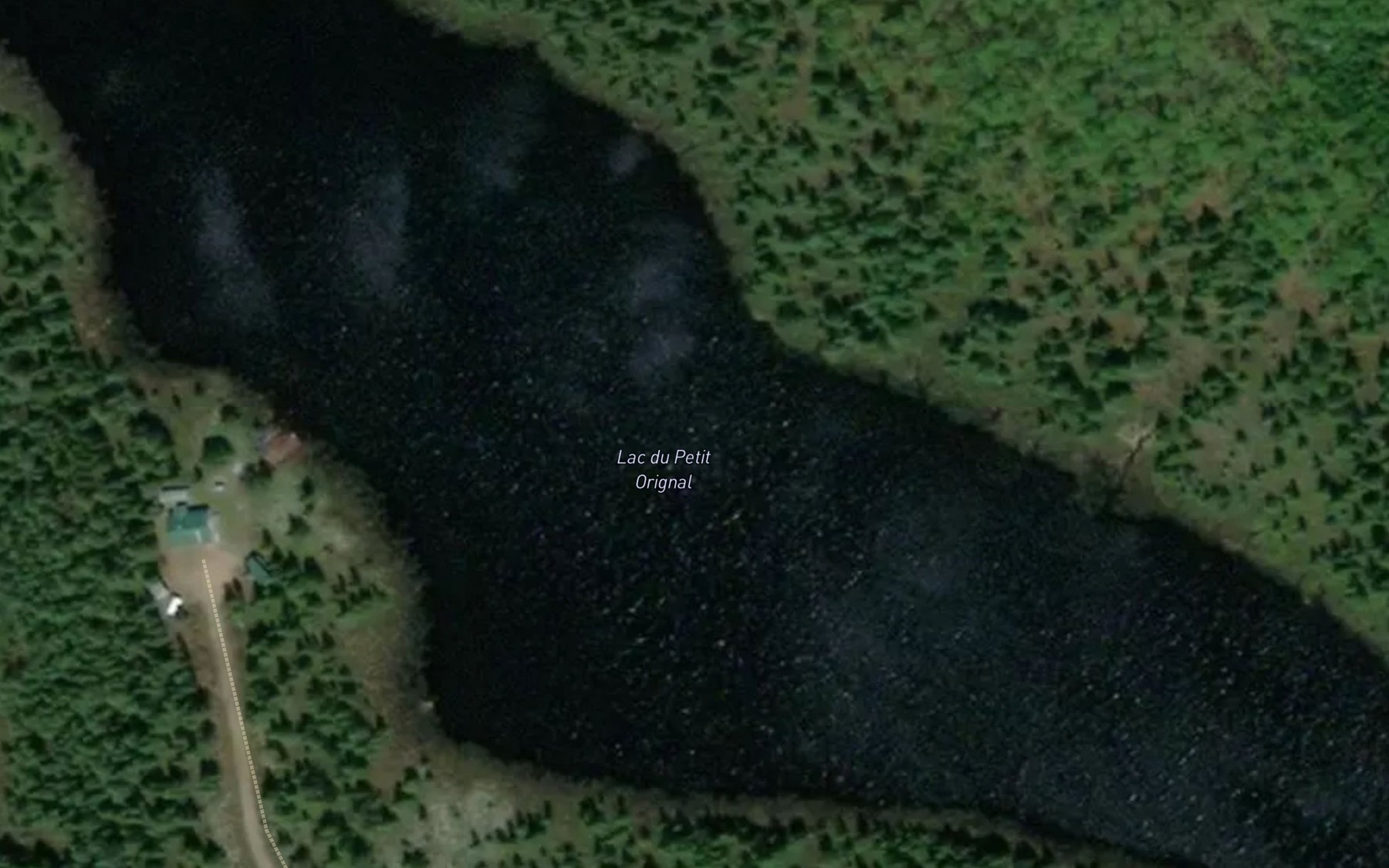 Satellite map of the Lac du Petit Orignal