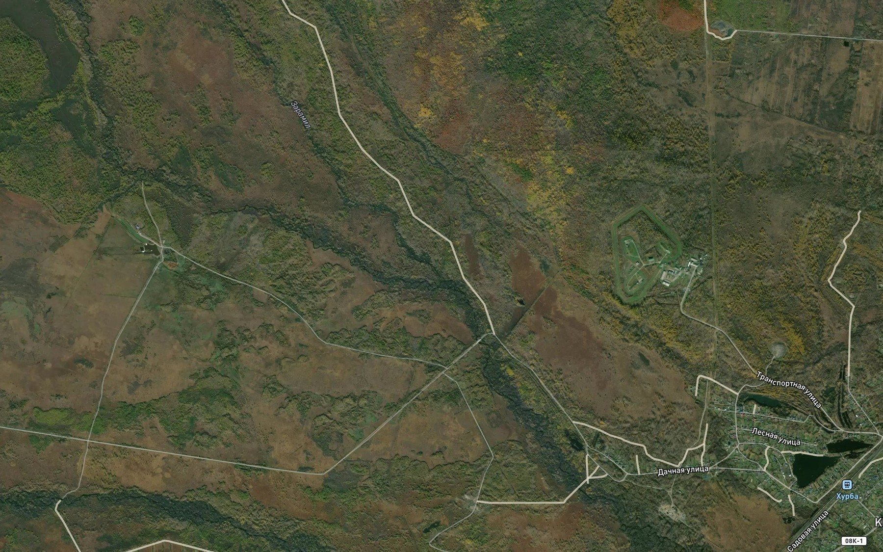 Satellite map of the Zaramil