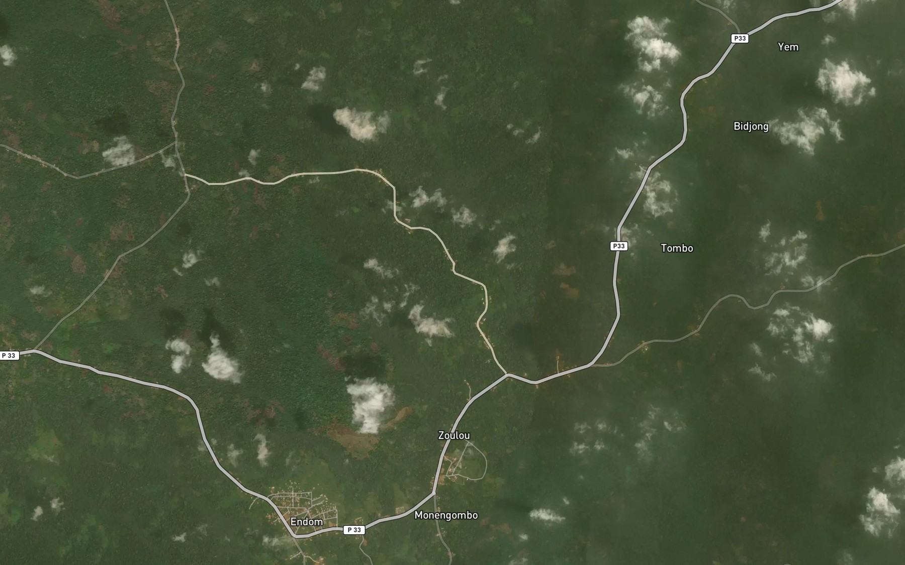 Satellite map of the Mejoa
