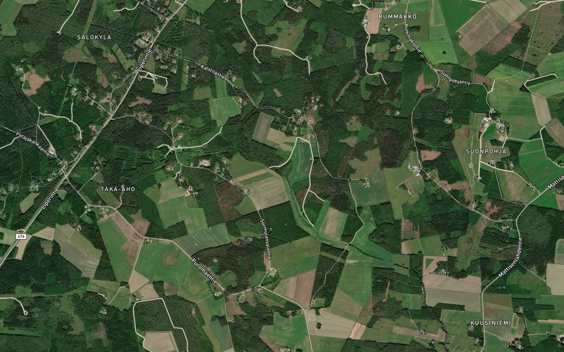 Satellite map of the Tallipuro