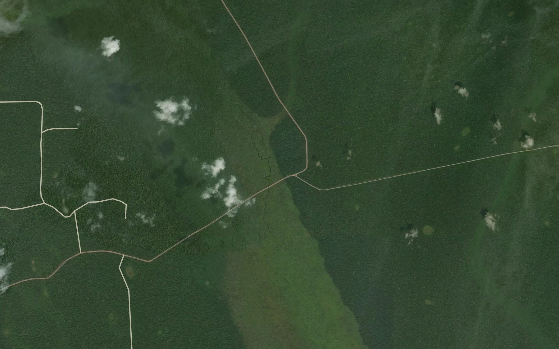 Satellite map of the Molelami