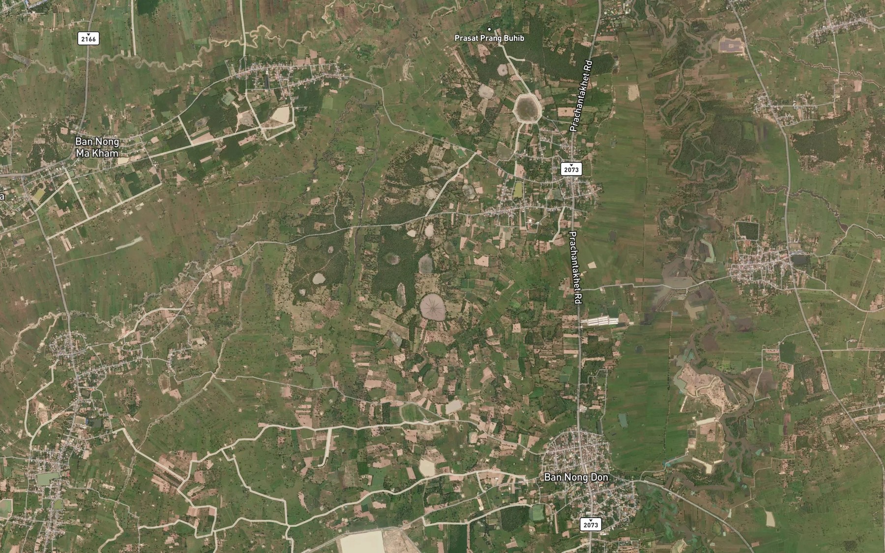 Satellite map of the Nong Talat