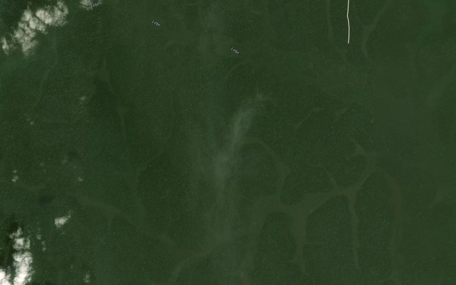 Satellite map of the Mamparake