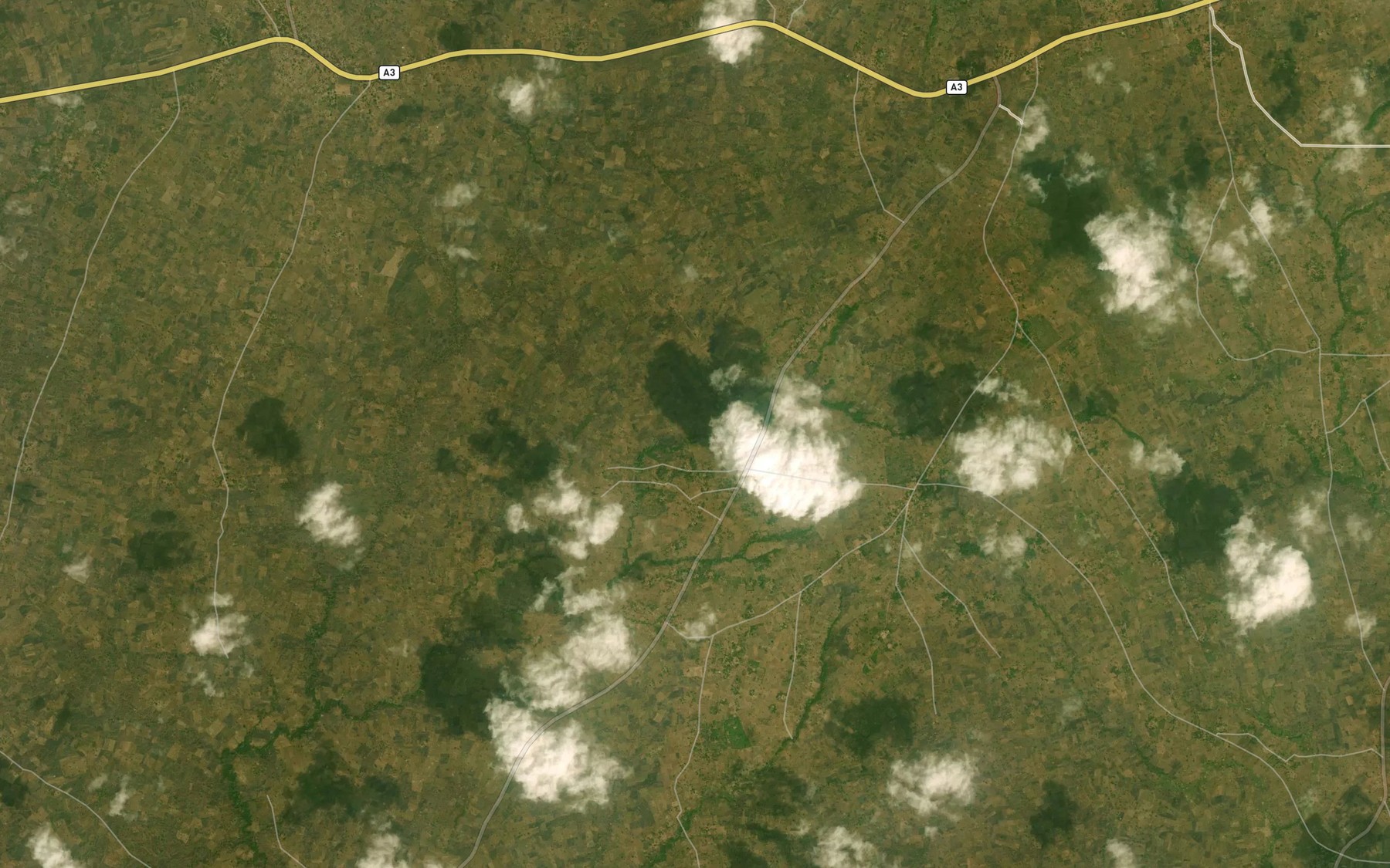 Satellite map of the Ushimishi