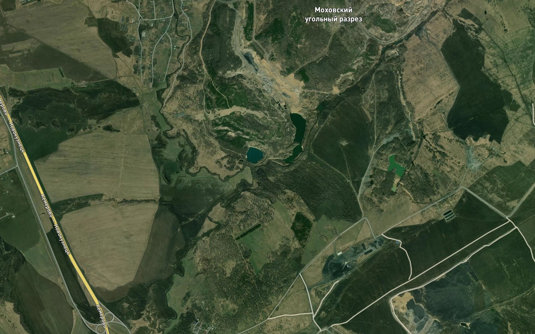 Satellite map of the Sychevka
