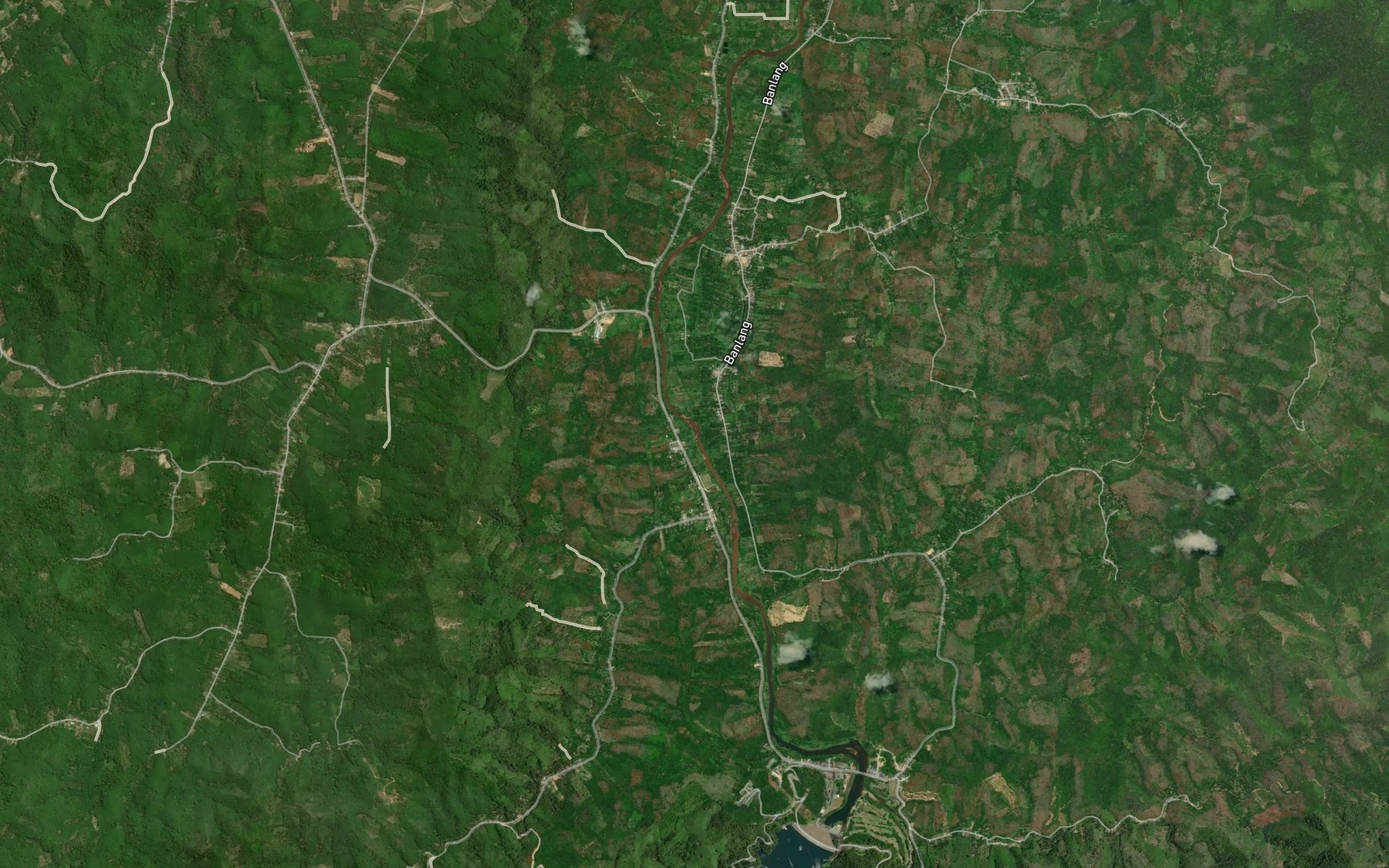 Satellite map of the Khlong U Pae