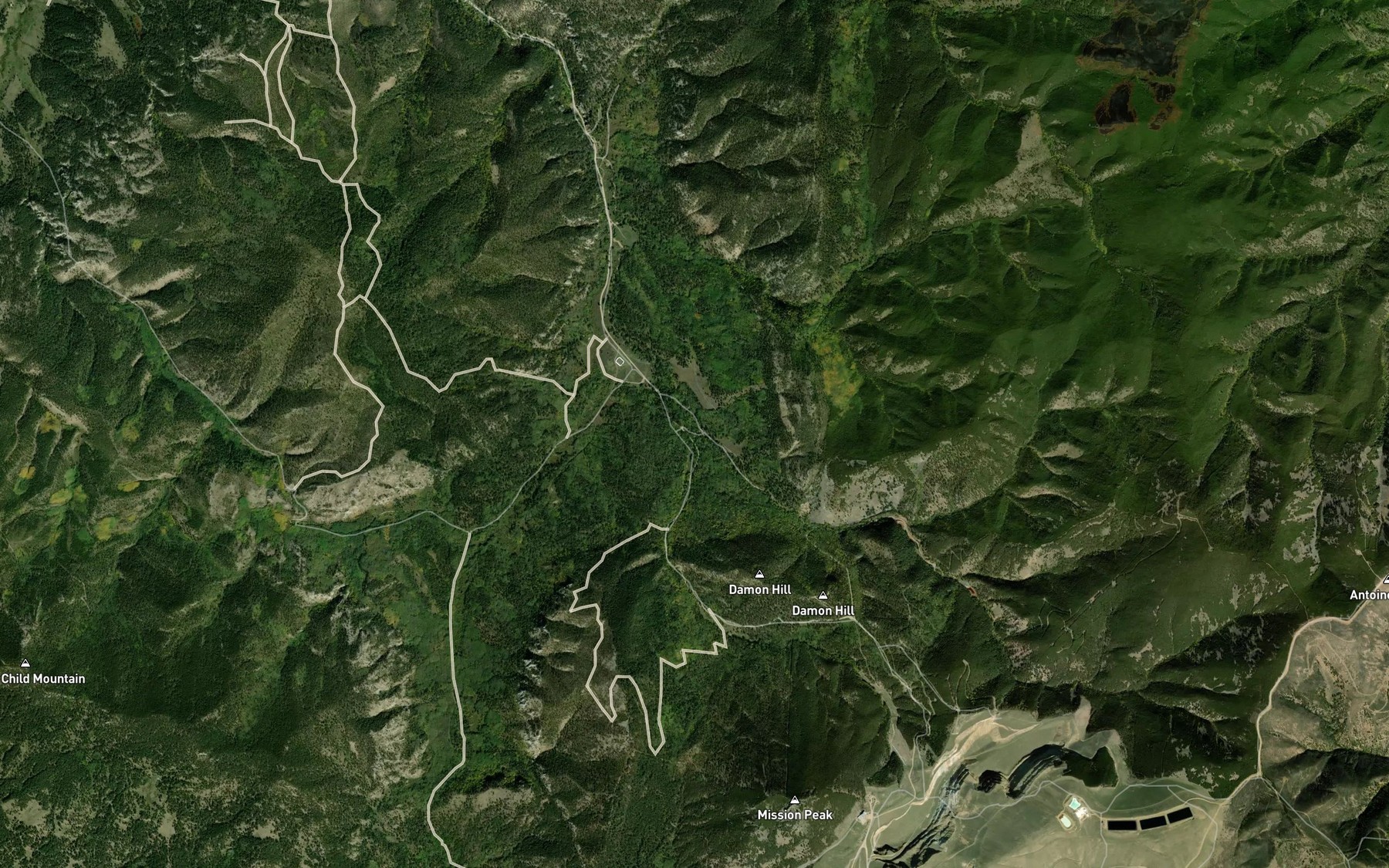 Satellite map of the 25N24E09ADBC01 Spring