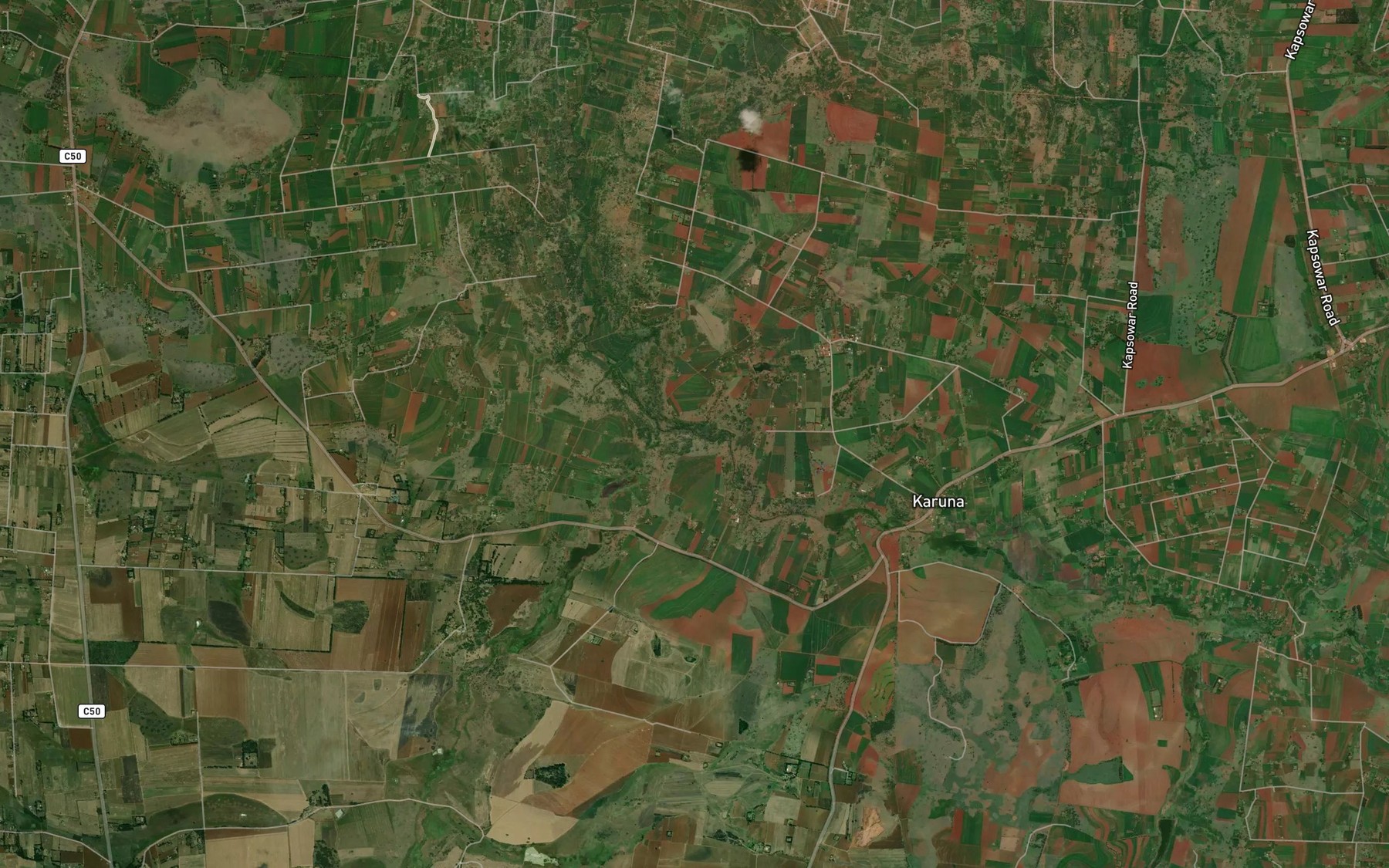 Satellite map of the Kapkitoi