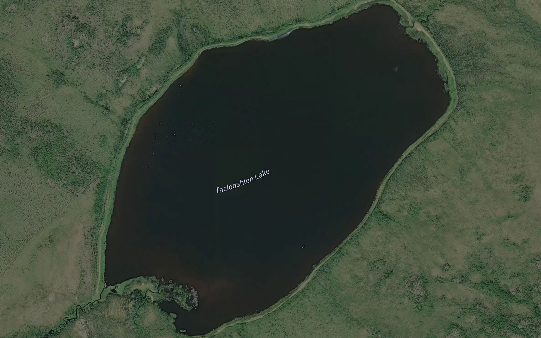 Satellite map of the Taclodahten Lake