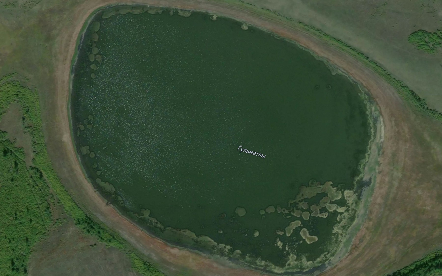Satellite map of the Ozero Gul'matly