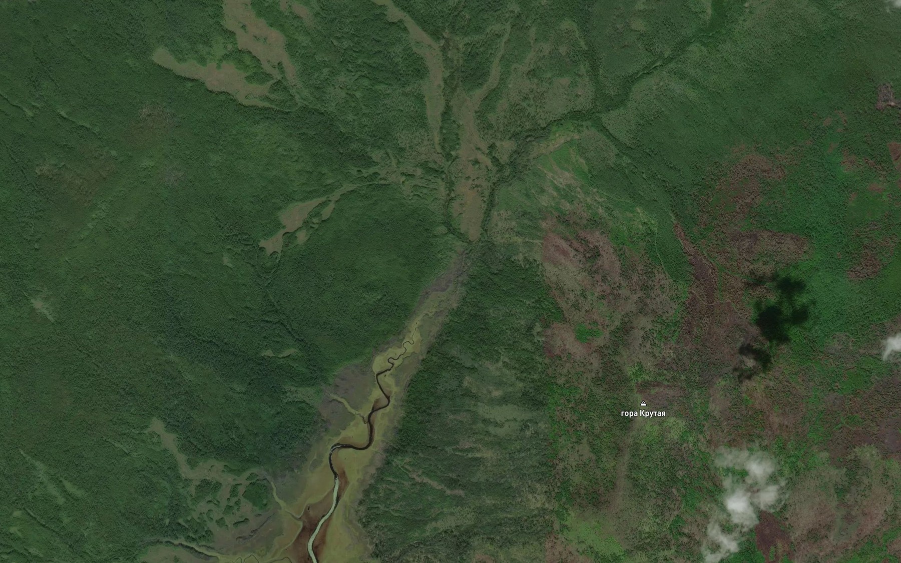 Satellite map of the Dudinskaya