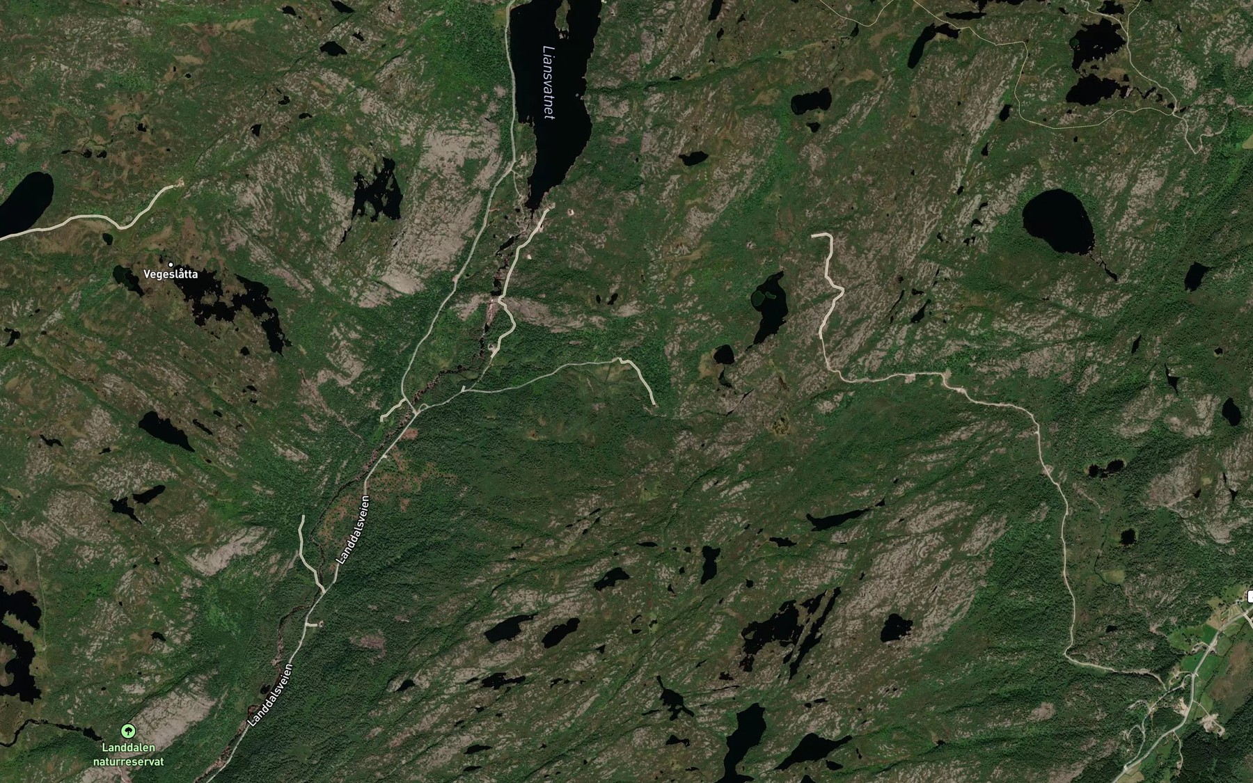 Satellite map of the Karlstolbekken