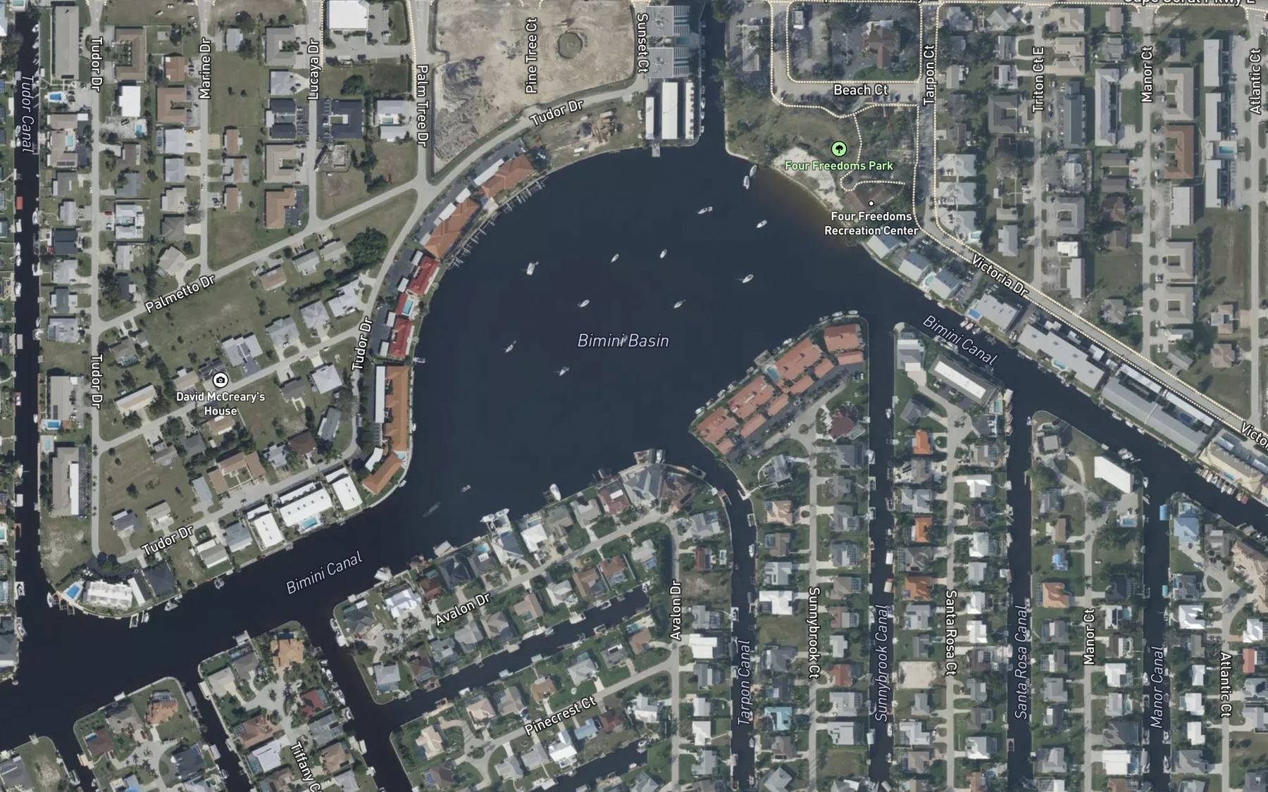 Satellite map of the Bimini Basin