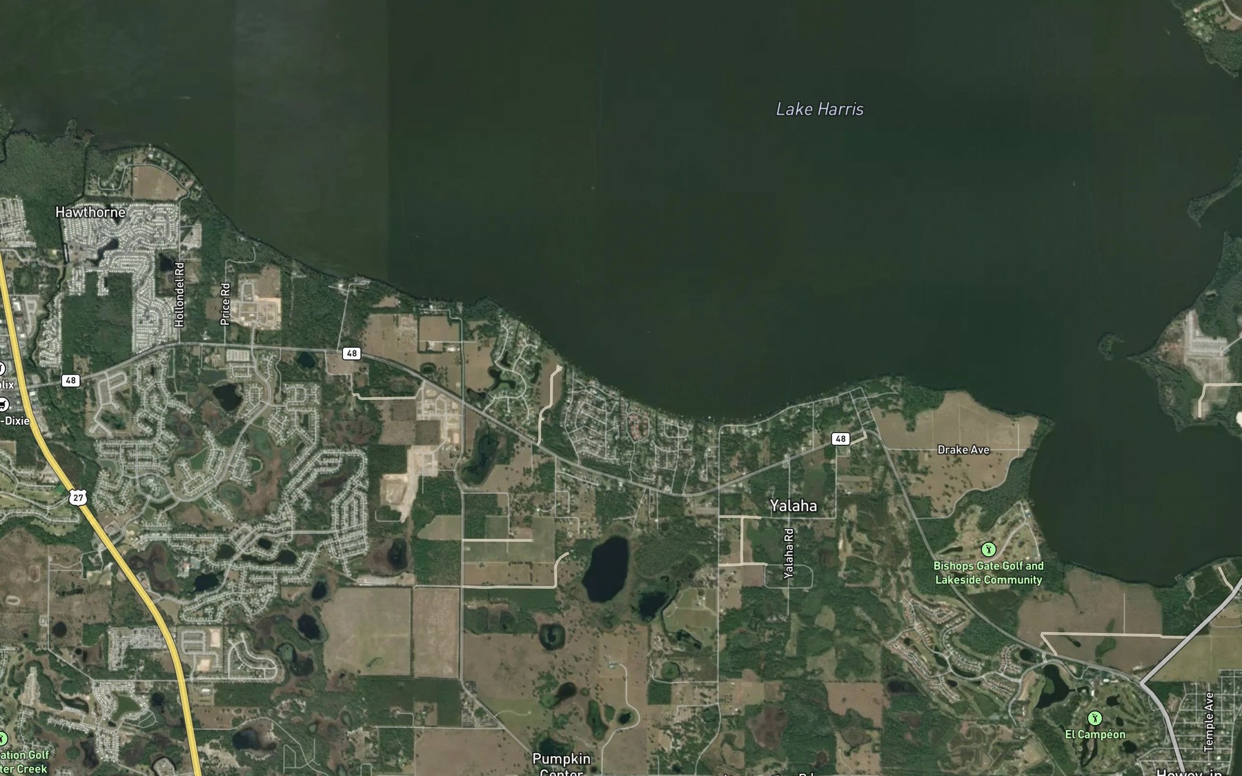 Satellite map of the Blue Springs