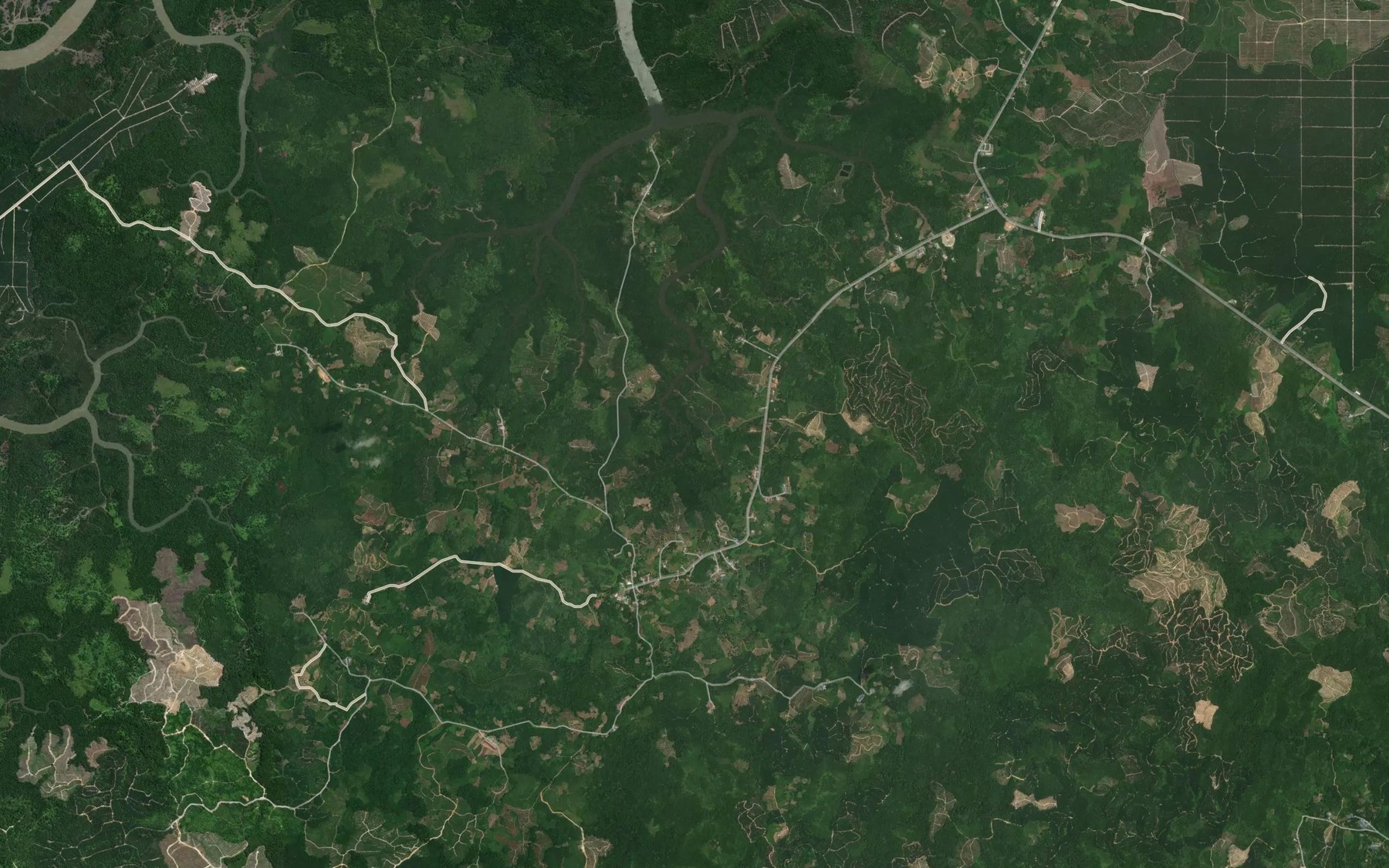 Satellite map of the Sungai Balai