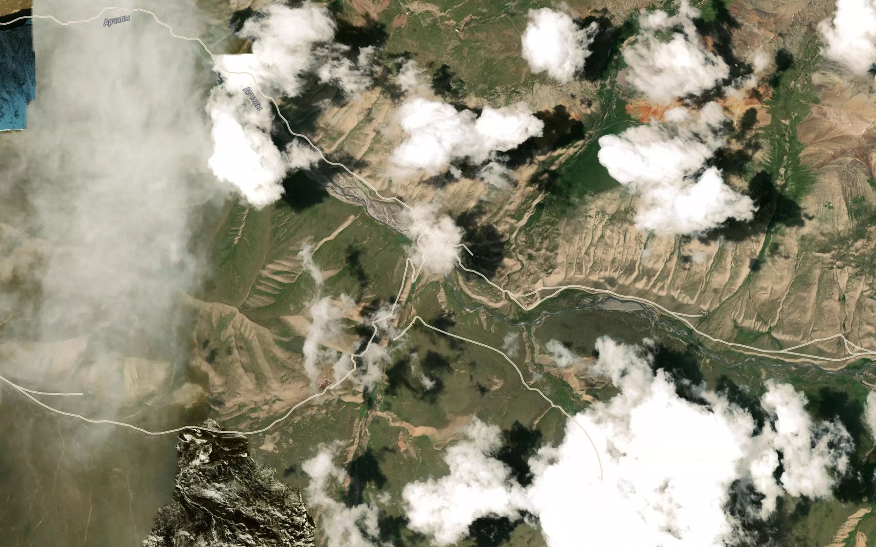Satellite map of the Tolek