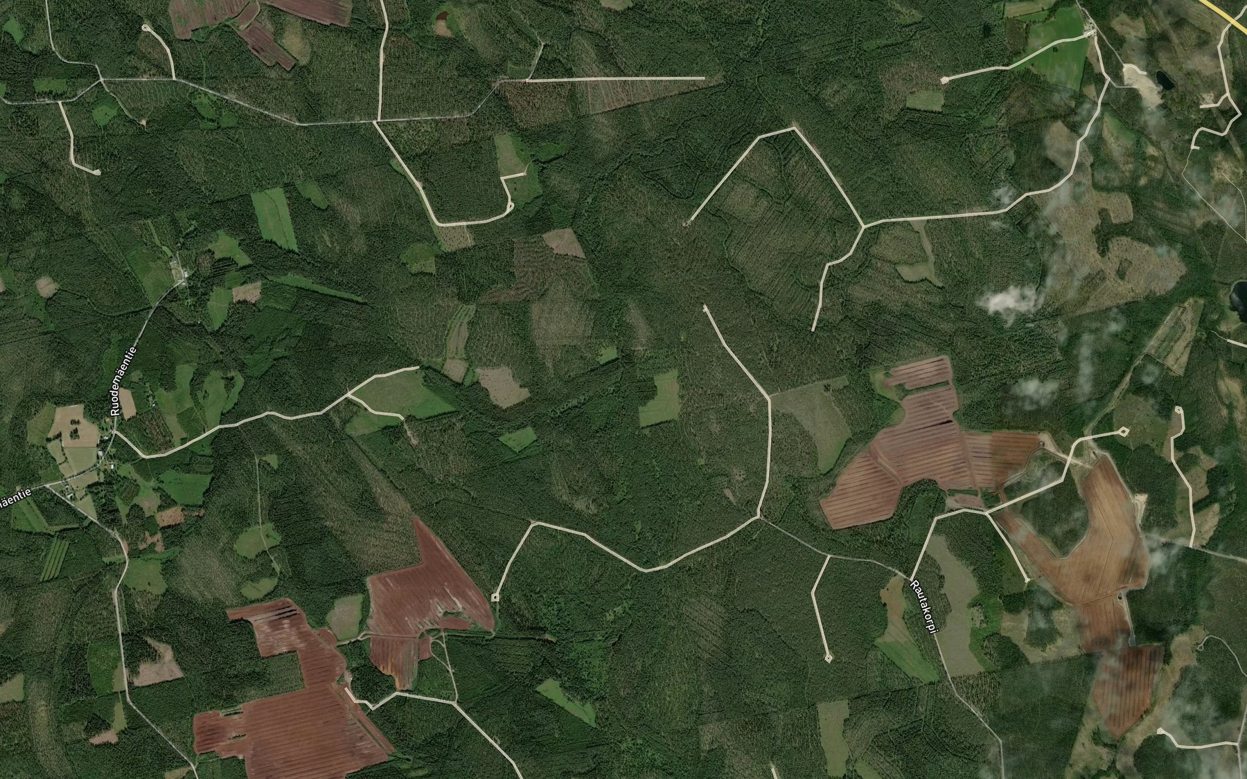 Satellite map of the Hyyrynpuro