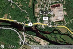 Satellite map of the Webb River