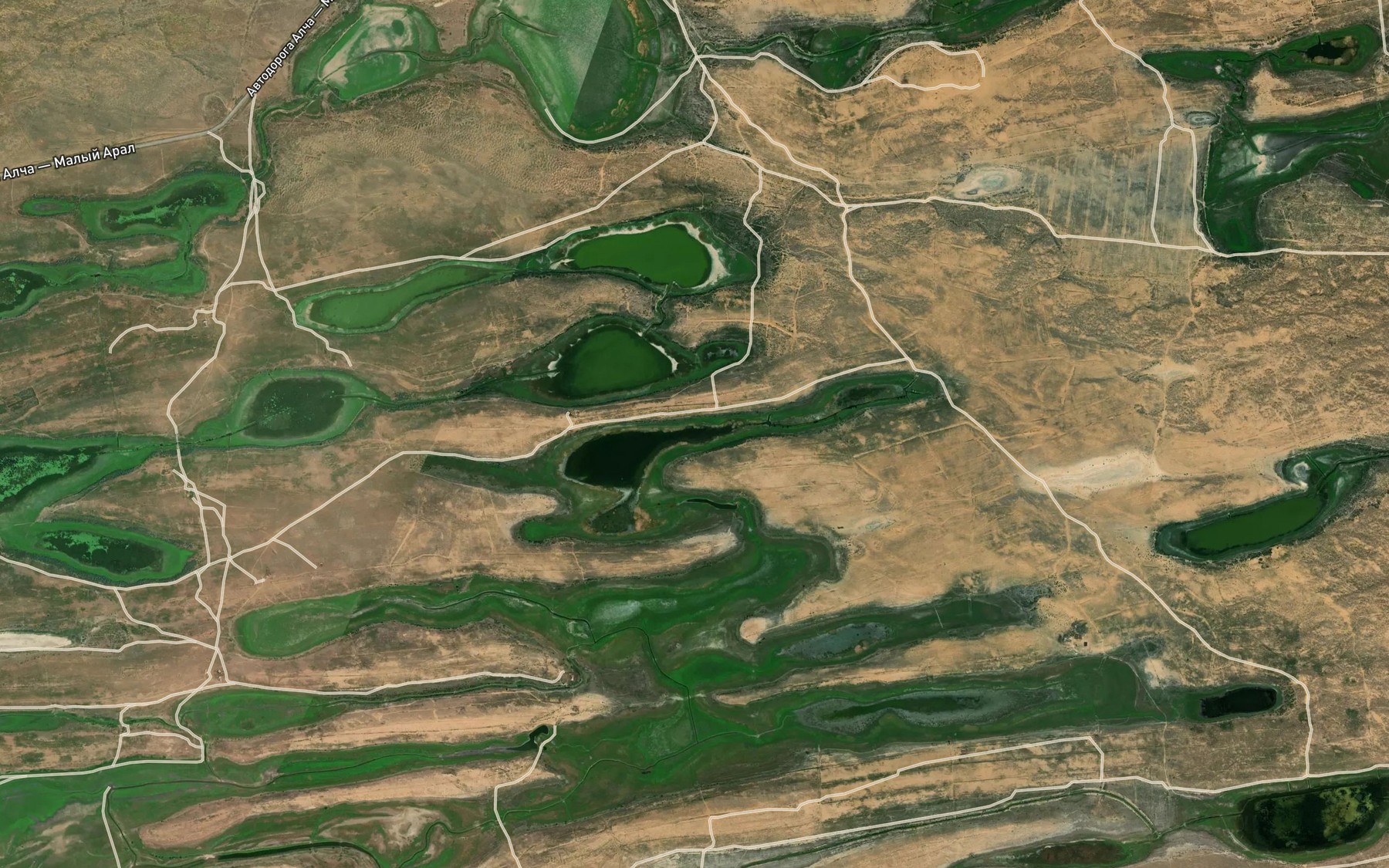 Satellite map of the Il'men' Bayterekol'