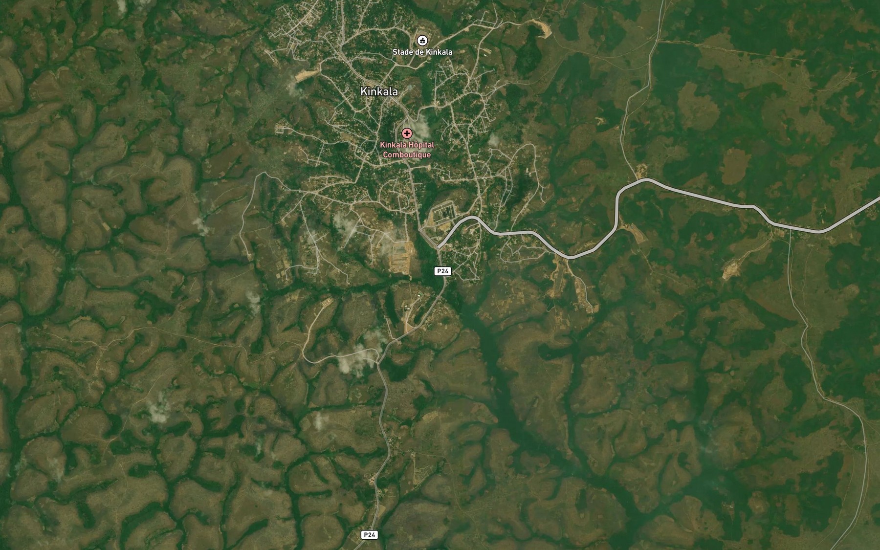 Satellite map of the Pemba