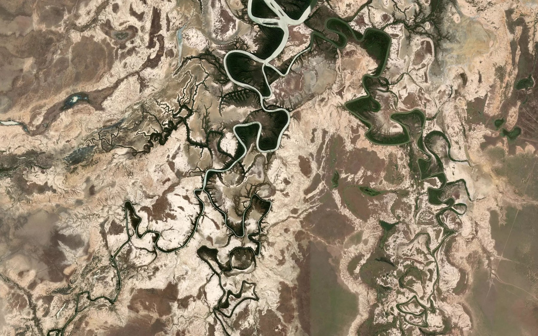 Satellite map of the Millar Creek