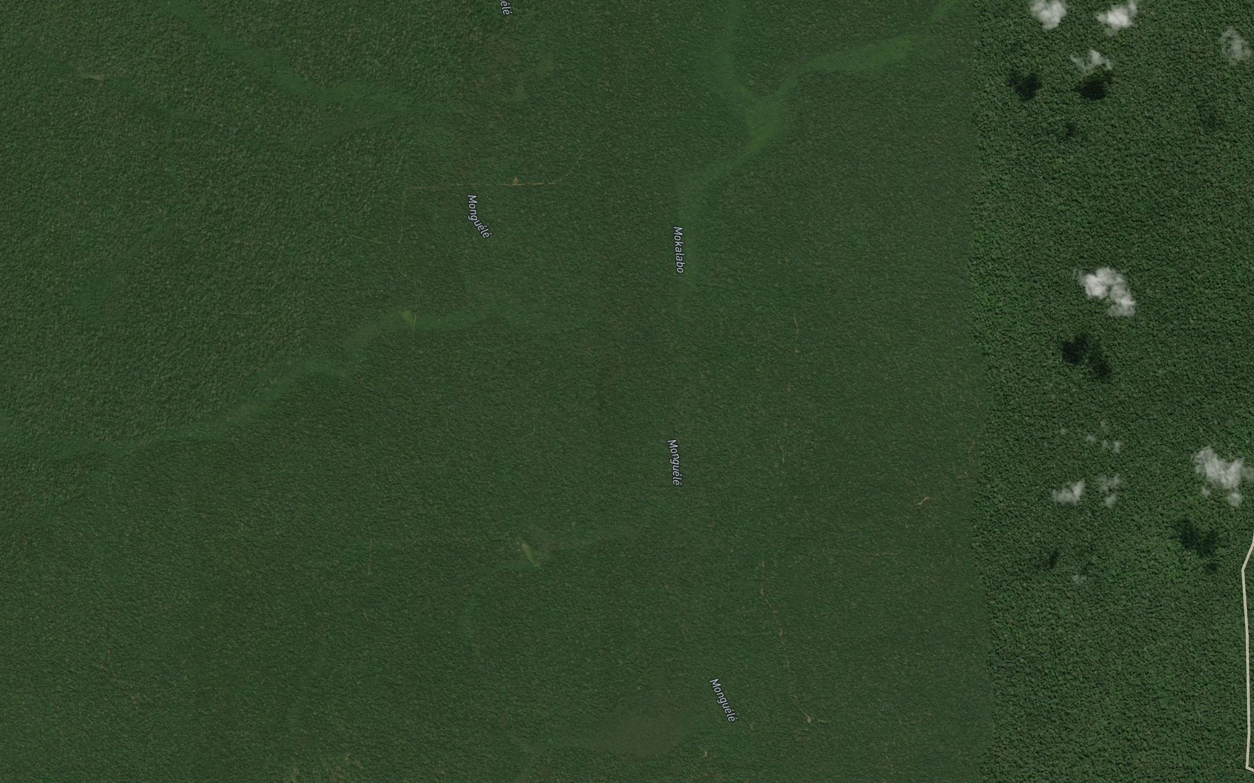 Satellite map of the Mokalabo