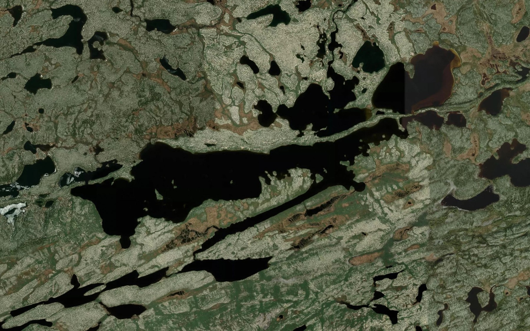 Satellite map of the Lac Nochet