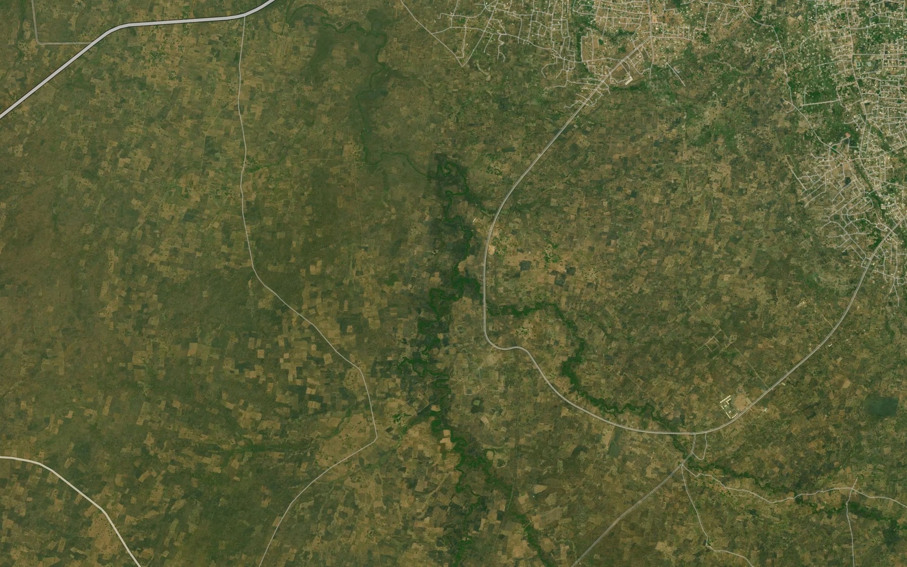 Satellite map of the Konijha