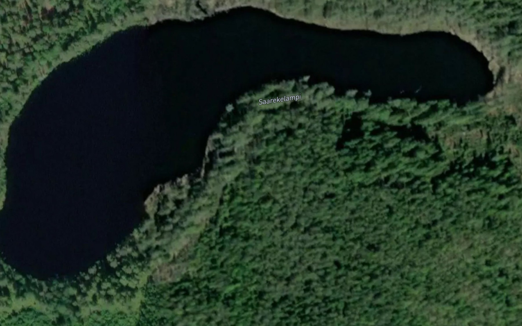 Satellite map of the Saarekelampi