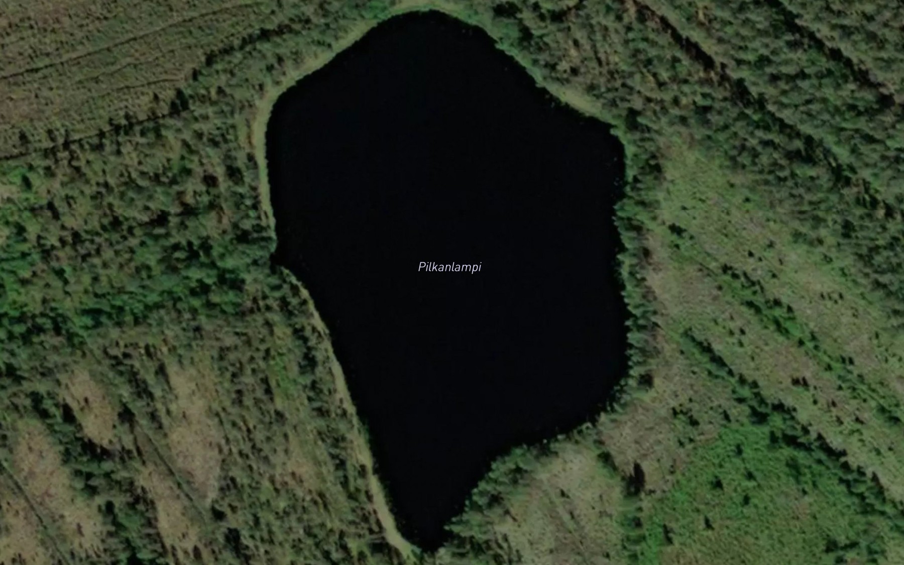 Satellite map of the Pilkanlampi