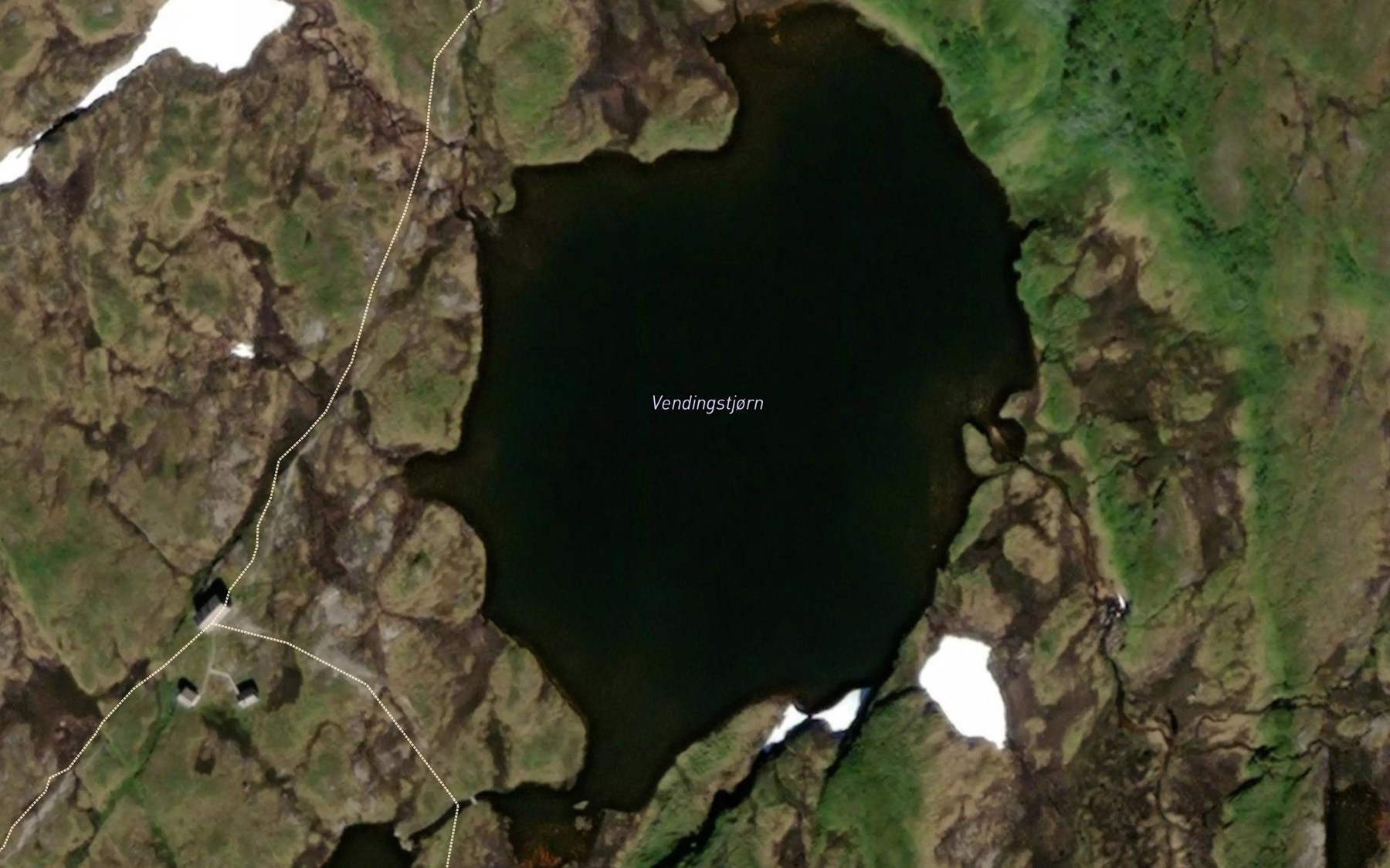 Satellite map of the Vendingstjorni
