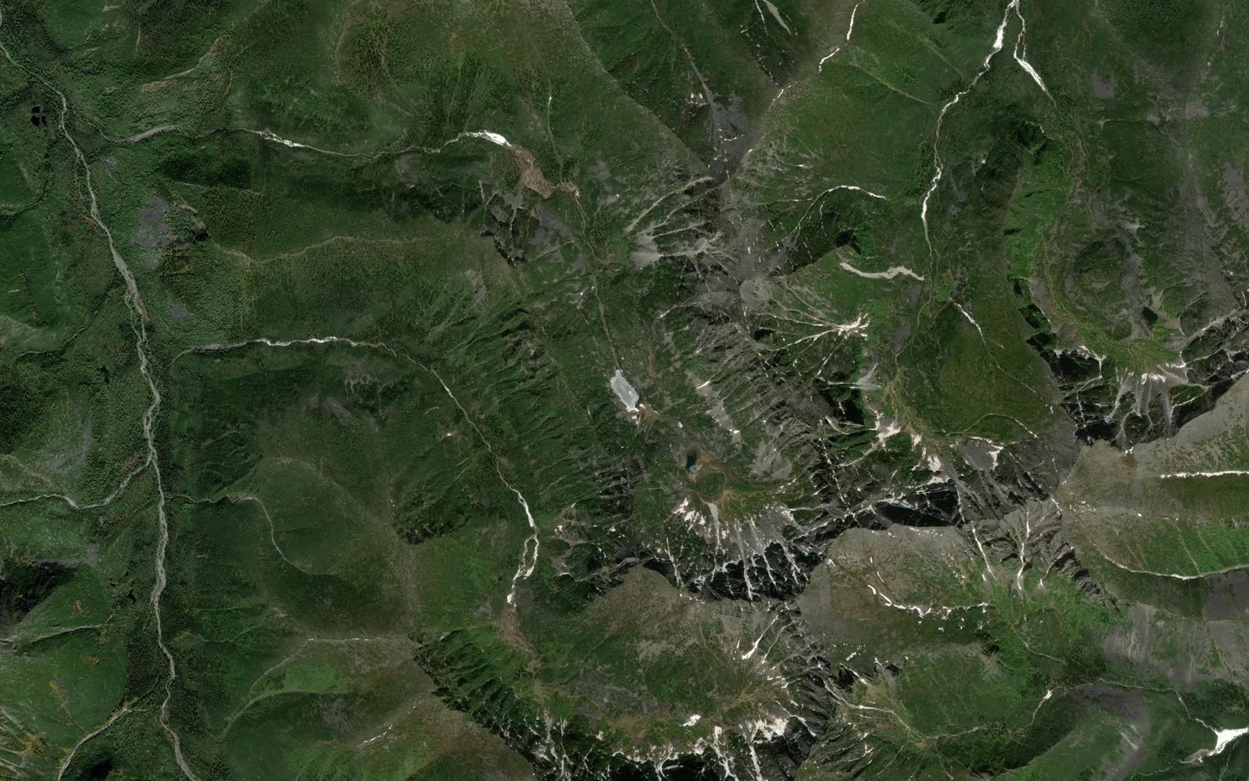Satellite map of the Ozero Dikoye