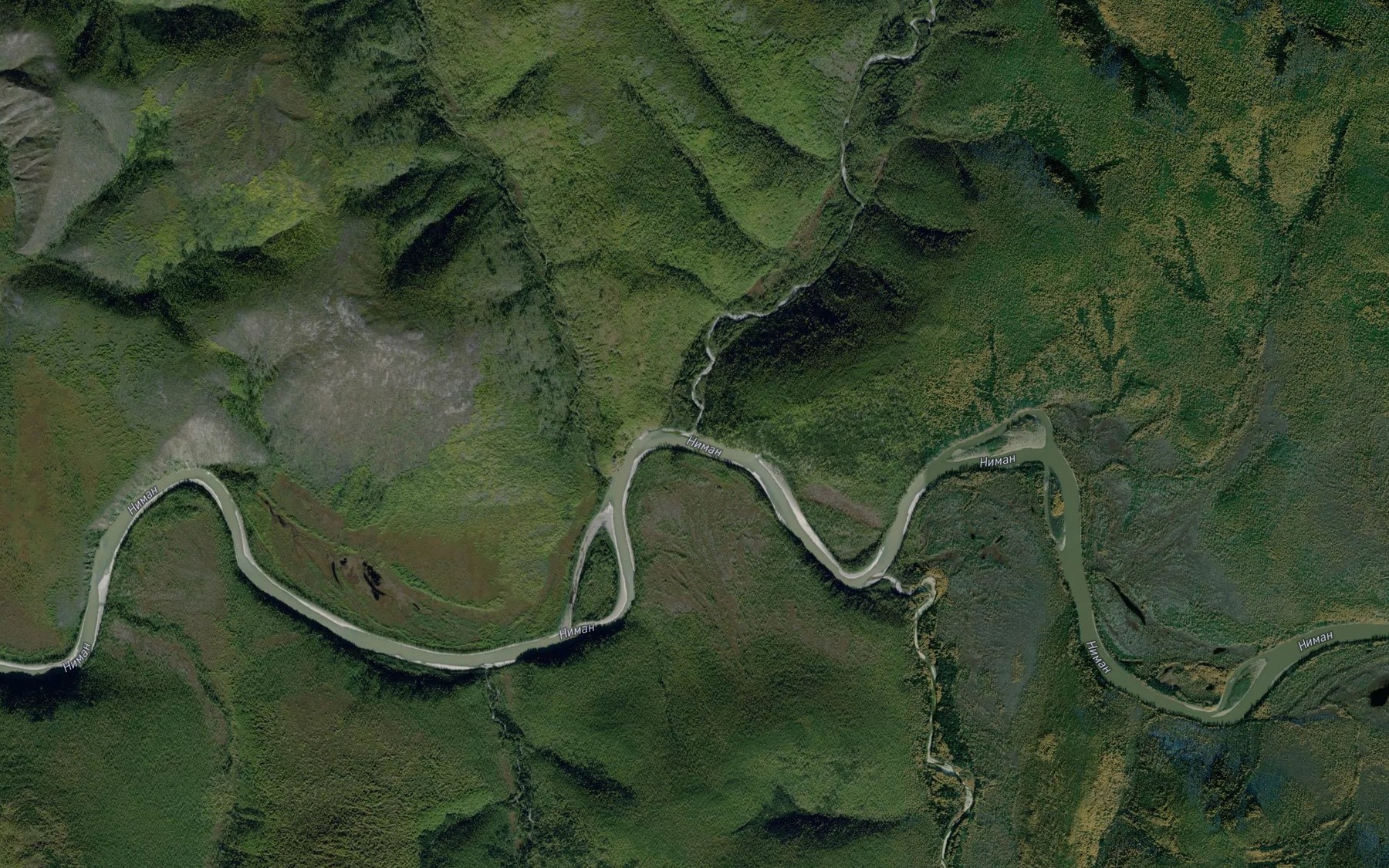 Satellite map of the Sanar