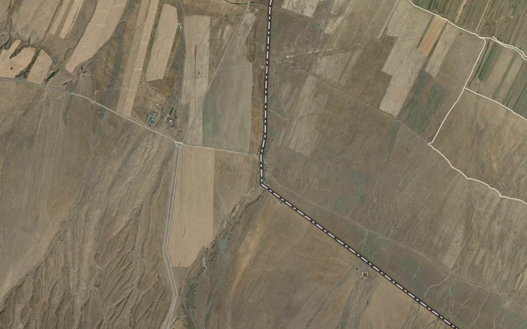 Satellite map of the Aryk Bel'-Aryk