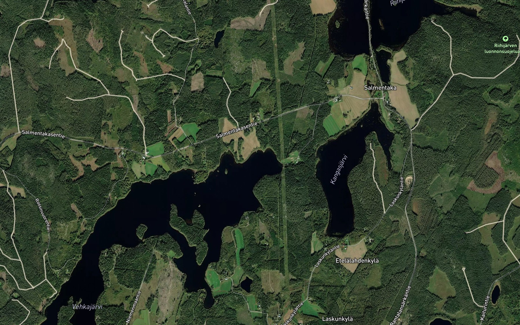 Satellite map of the Myllylahti