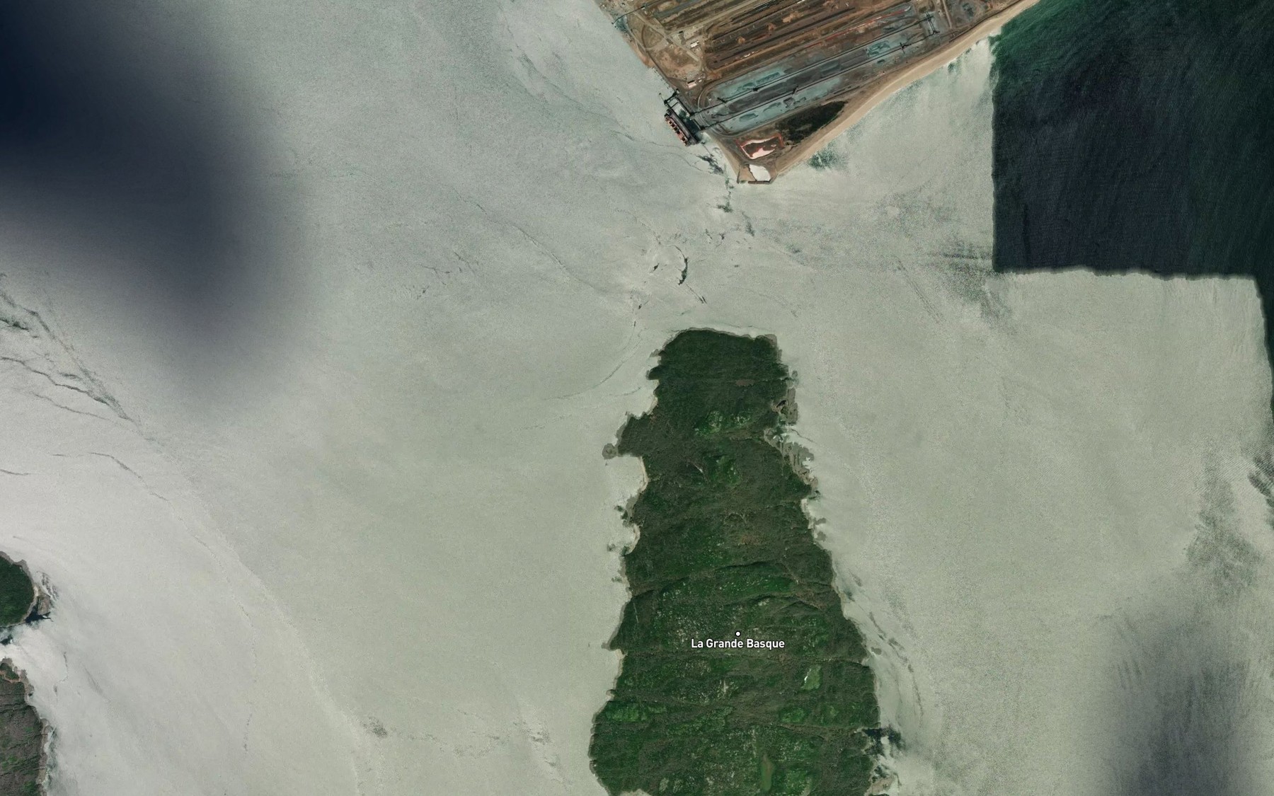 Satellite map of the Anse a Cyrille