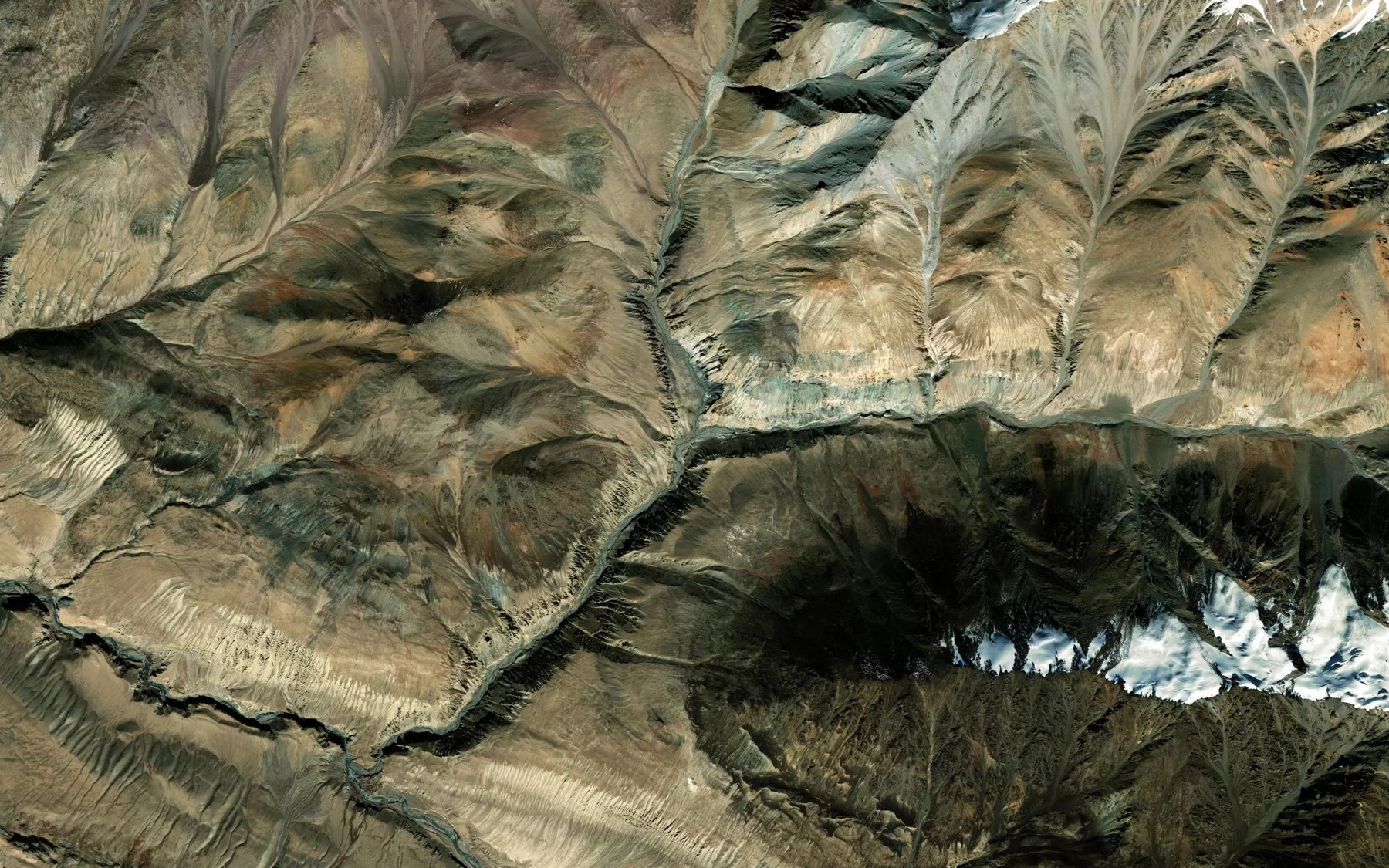 Satellite map of the Kumysh-Dzhilga