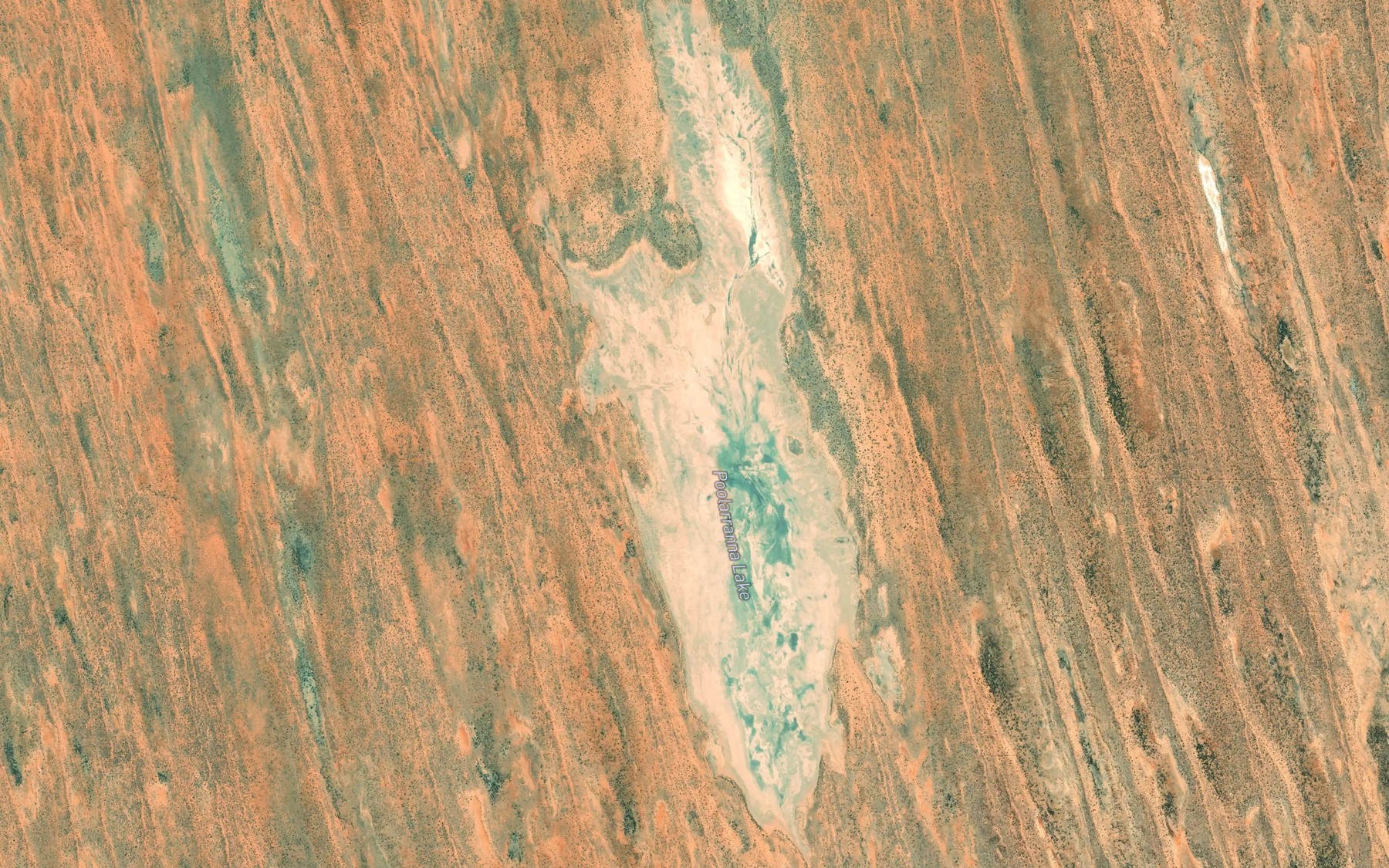 Satellite map of the Poolarranna Lake