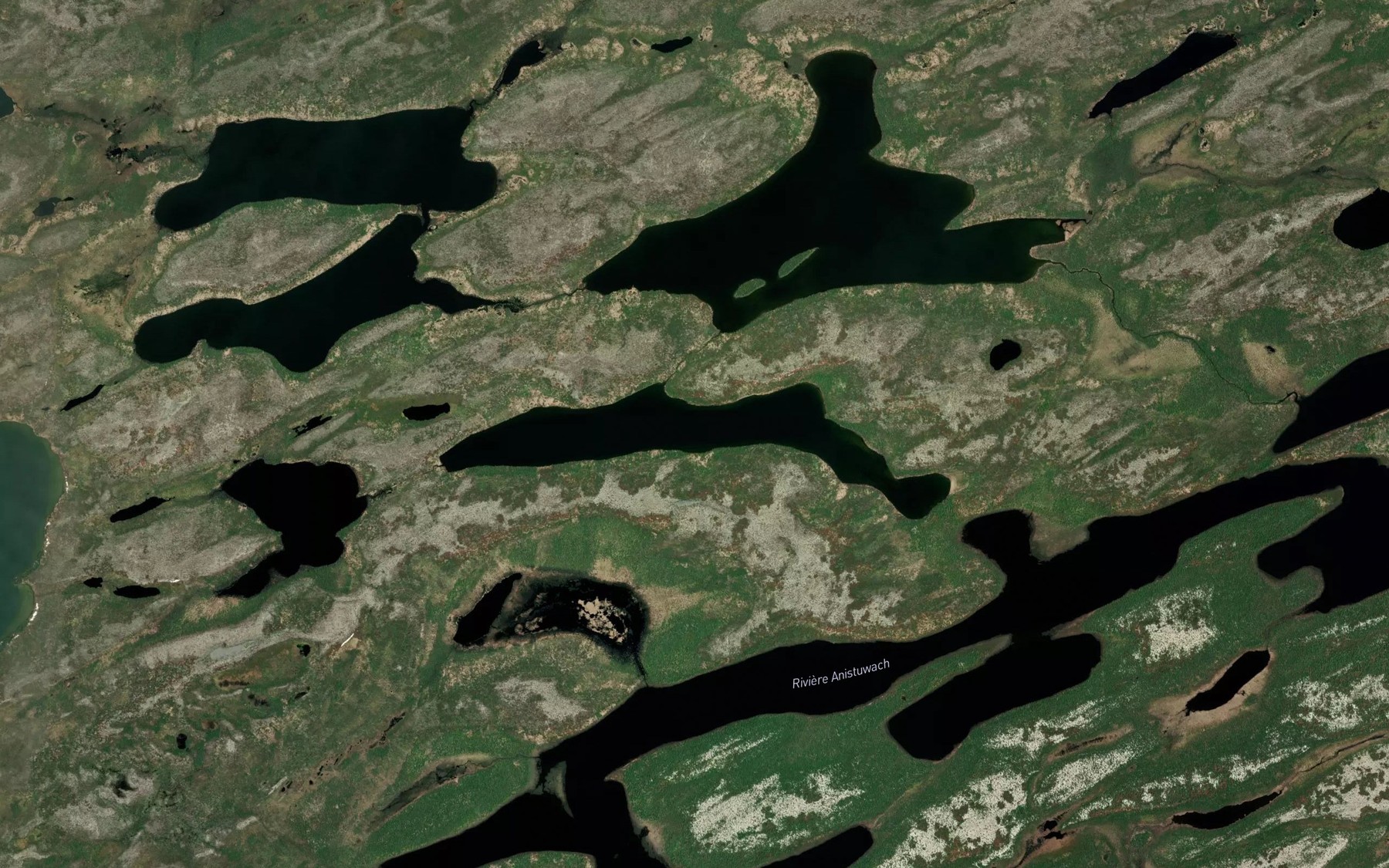 Satellite map of the Lac Kasakukamach