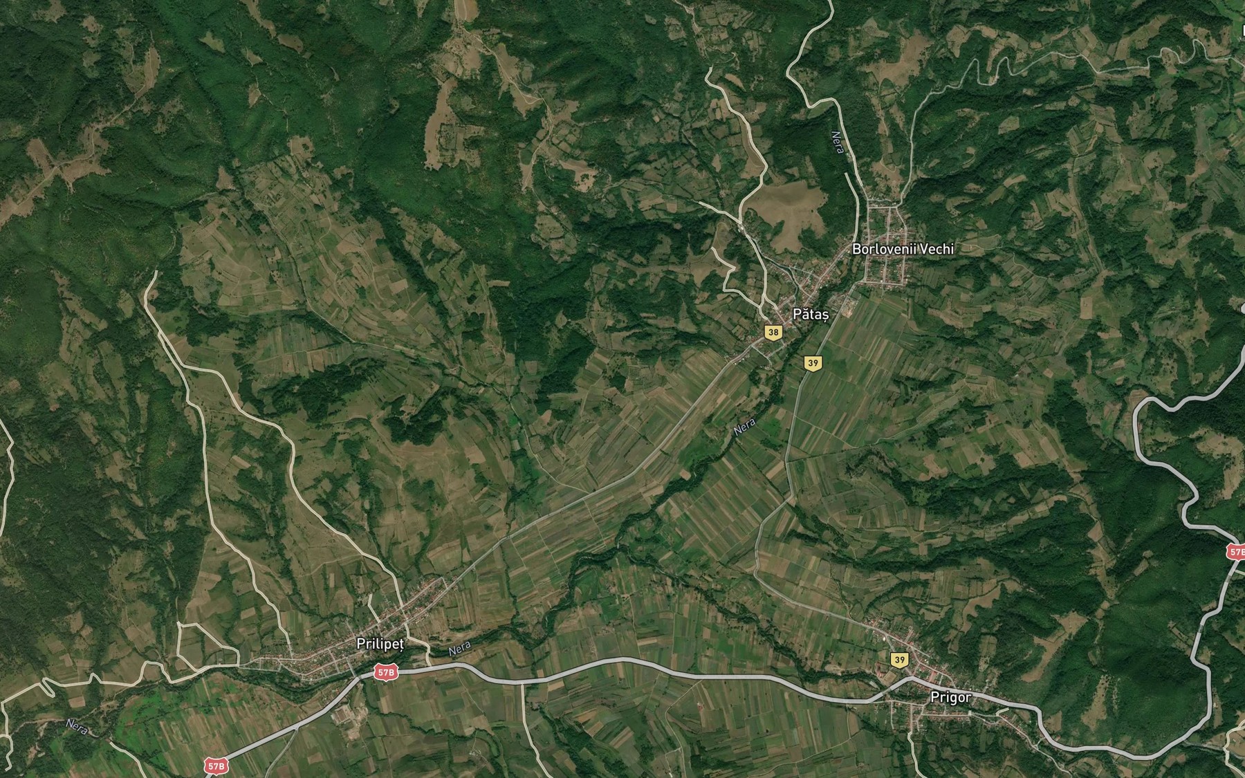 Satellite map of the Paraul Prigor
