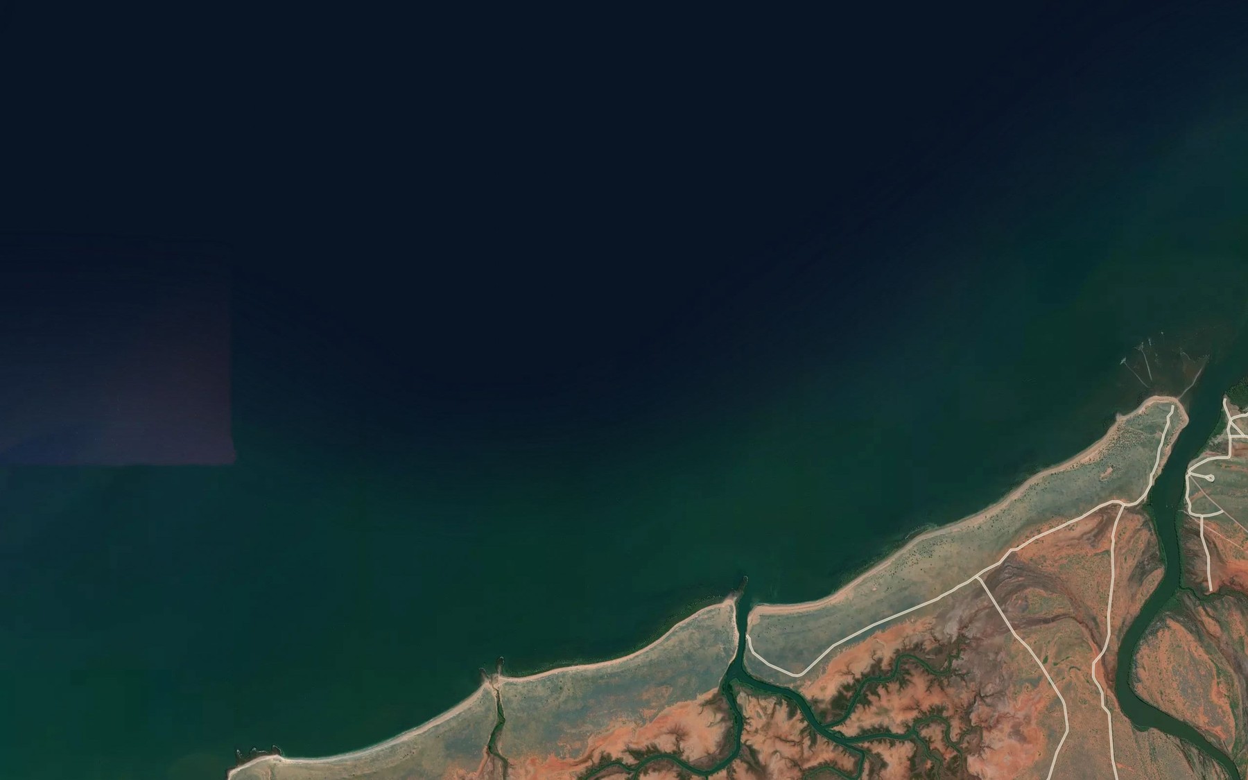 Satellite map of the Ashworth Shoal
