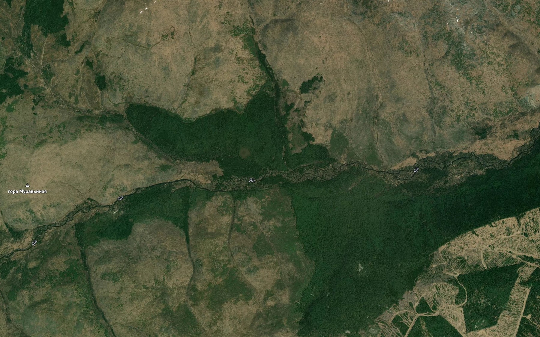 Satellite map of the Stantsionnyy