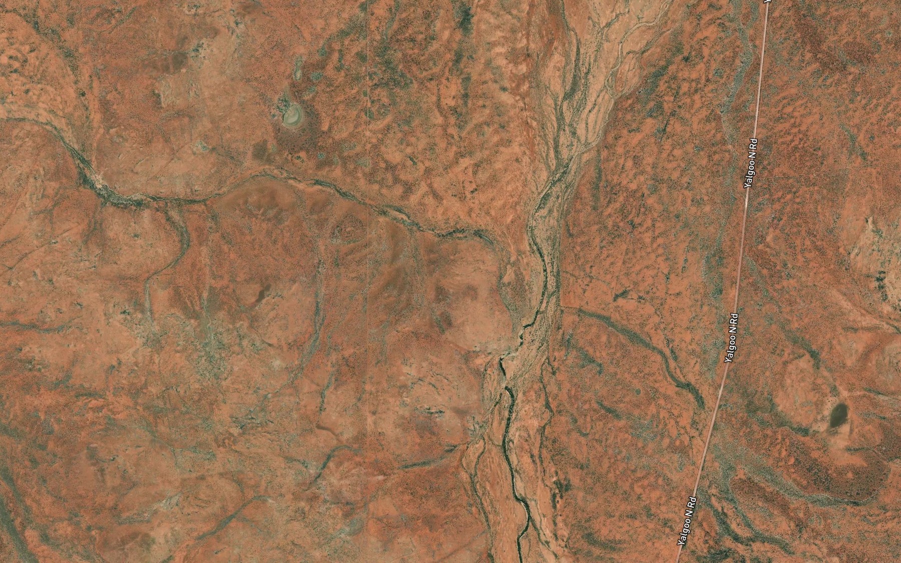 Satellite map of the Jullamooka Pool