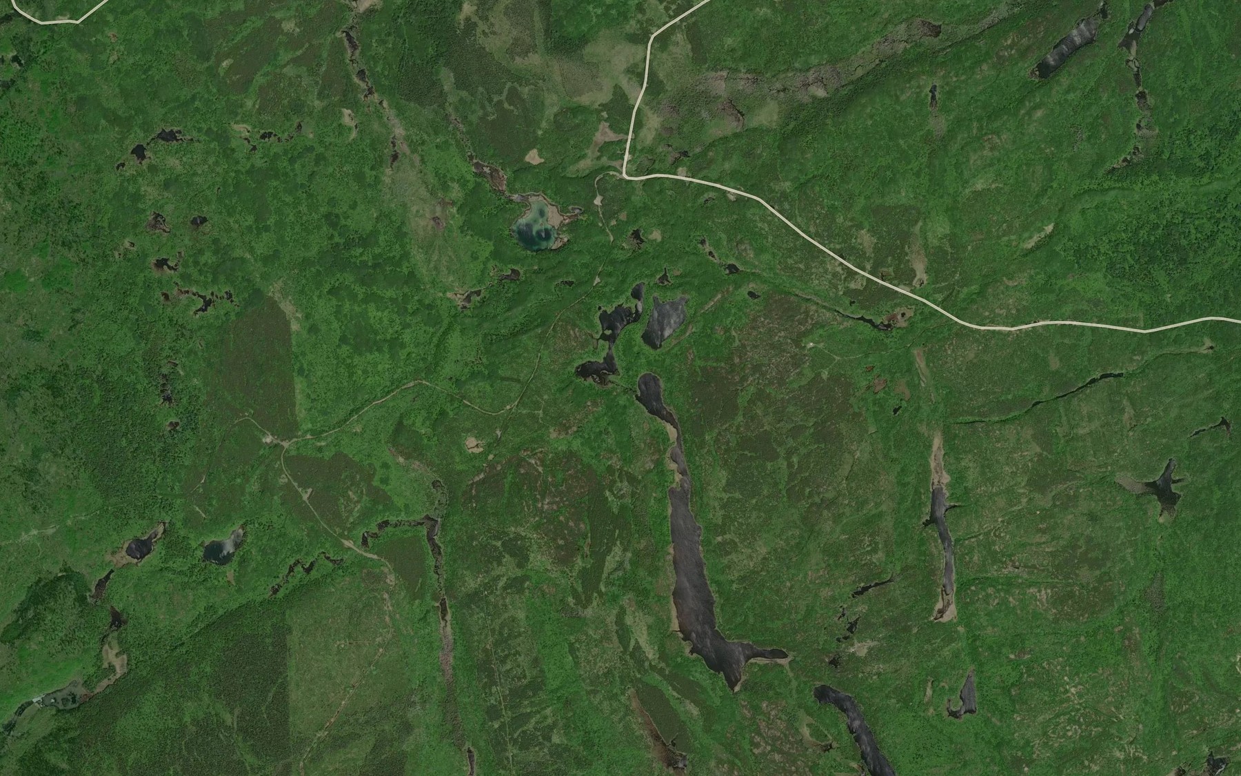 Satellite map of the Beaver Pond