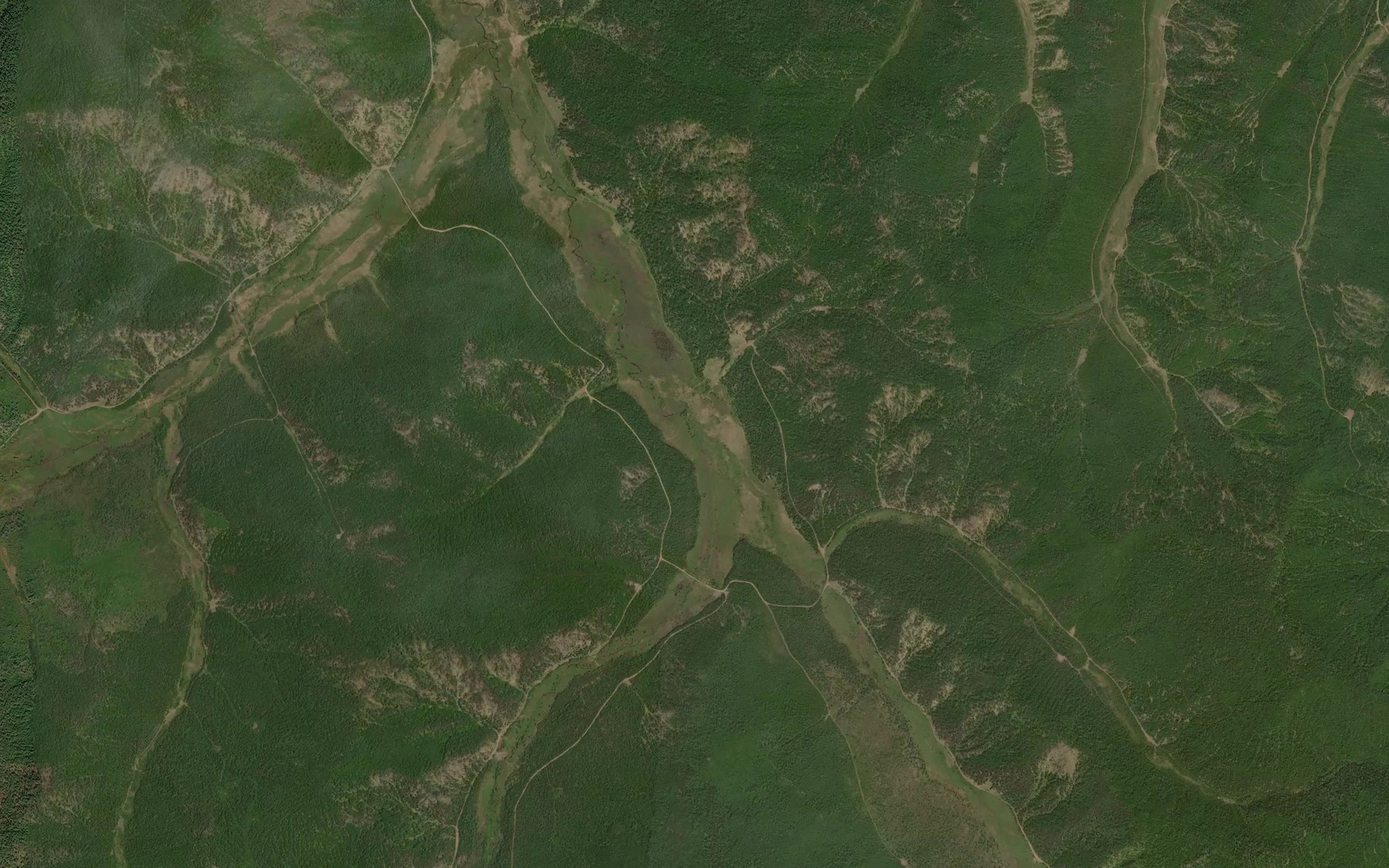 Satellite map of the Okolovka